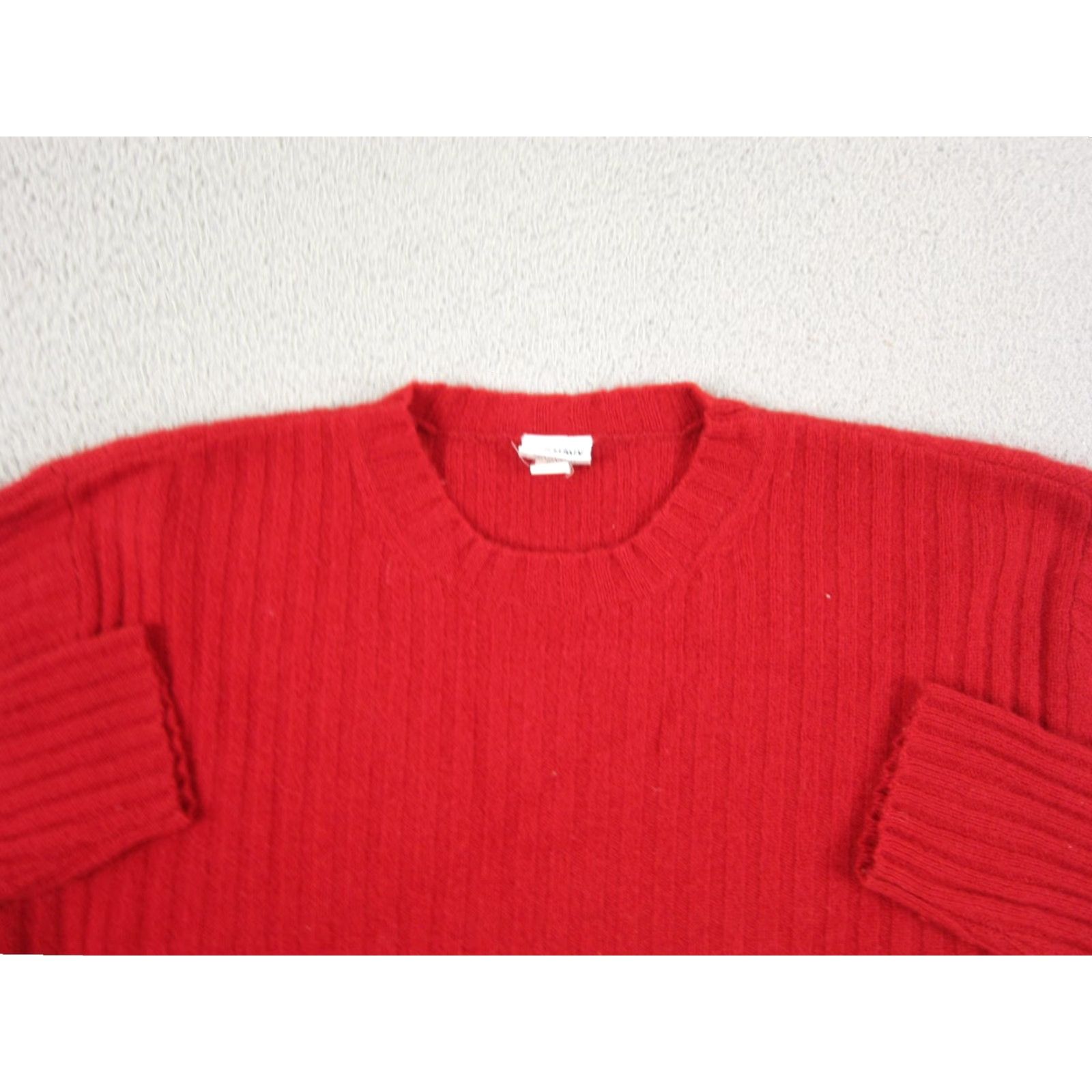 Old Navy Old Navy Sweater L Red Wool Knit Pullover Womens 90s Holiday Vintage Y2K Classic Casual Knitwear - Mens, Womens Size L / US 10 / IT 46 - 2 Thumbnail