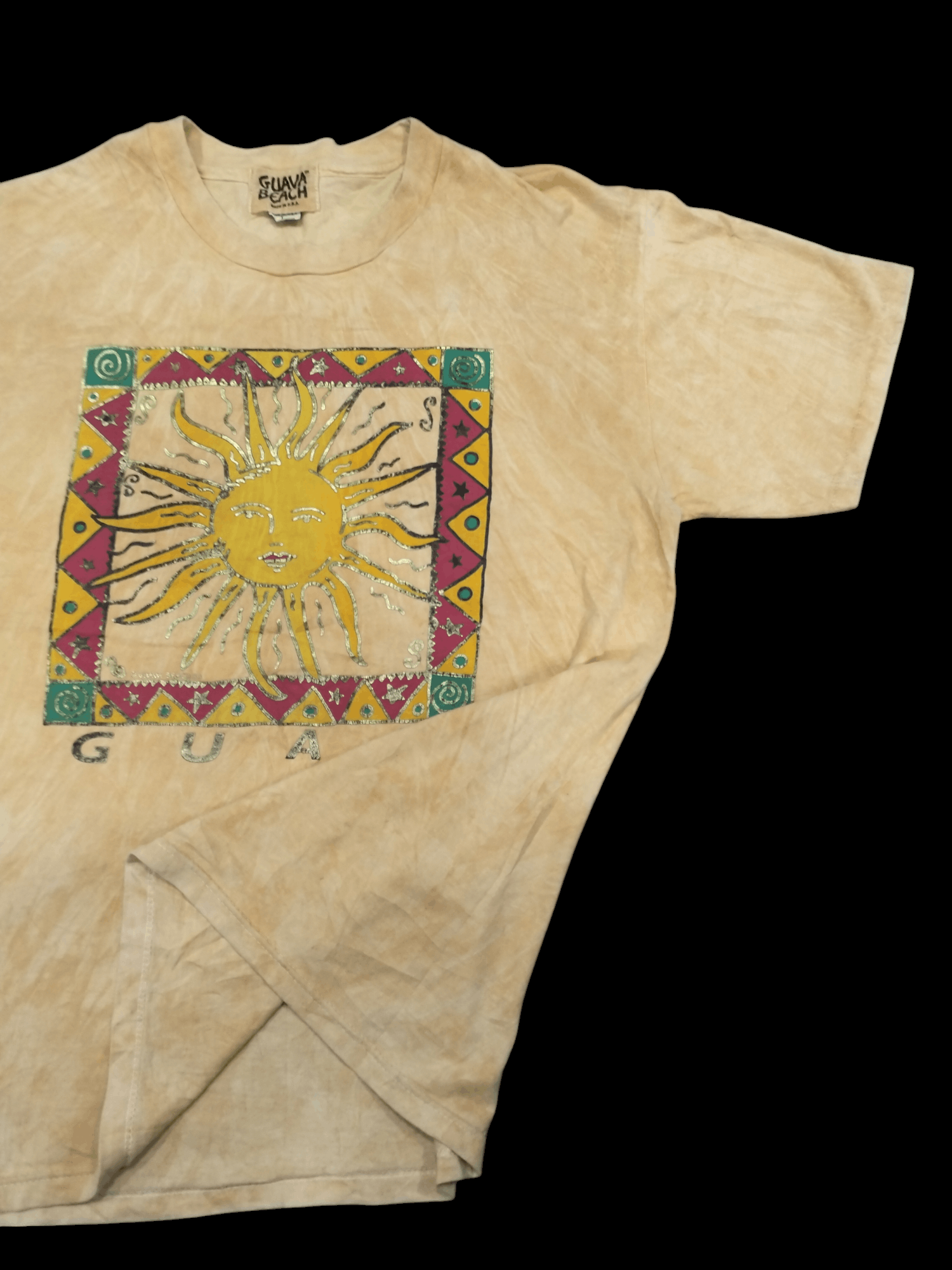 Vintage T-SHIRT GUAM BY GUAVA BEACH MADE IN USA Size US L / EU 52-54 / 3 - 4 Thumbnail