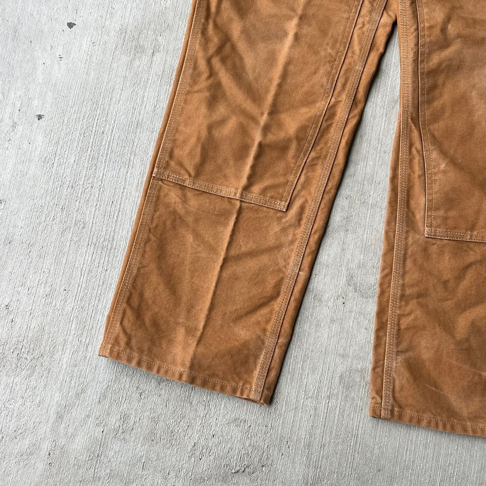 Carhartt × Vintage Carhartt brown double knee work wear carpenter pants Size US 32 / EU 48 - 3 Thumbnail