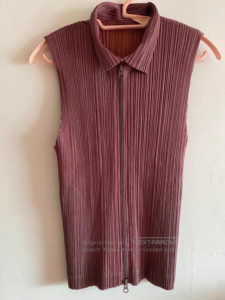 Issey Miyake Issey Miyake Zipper Vest Size L / US 10 / IT 46 - 3 Thumbnail