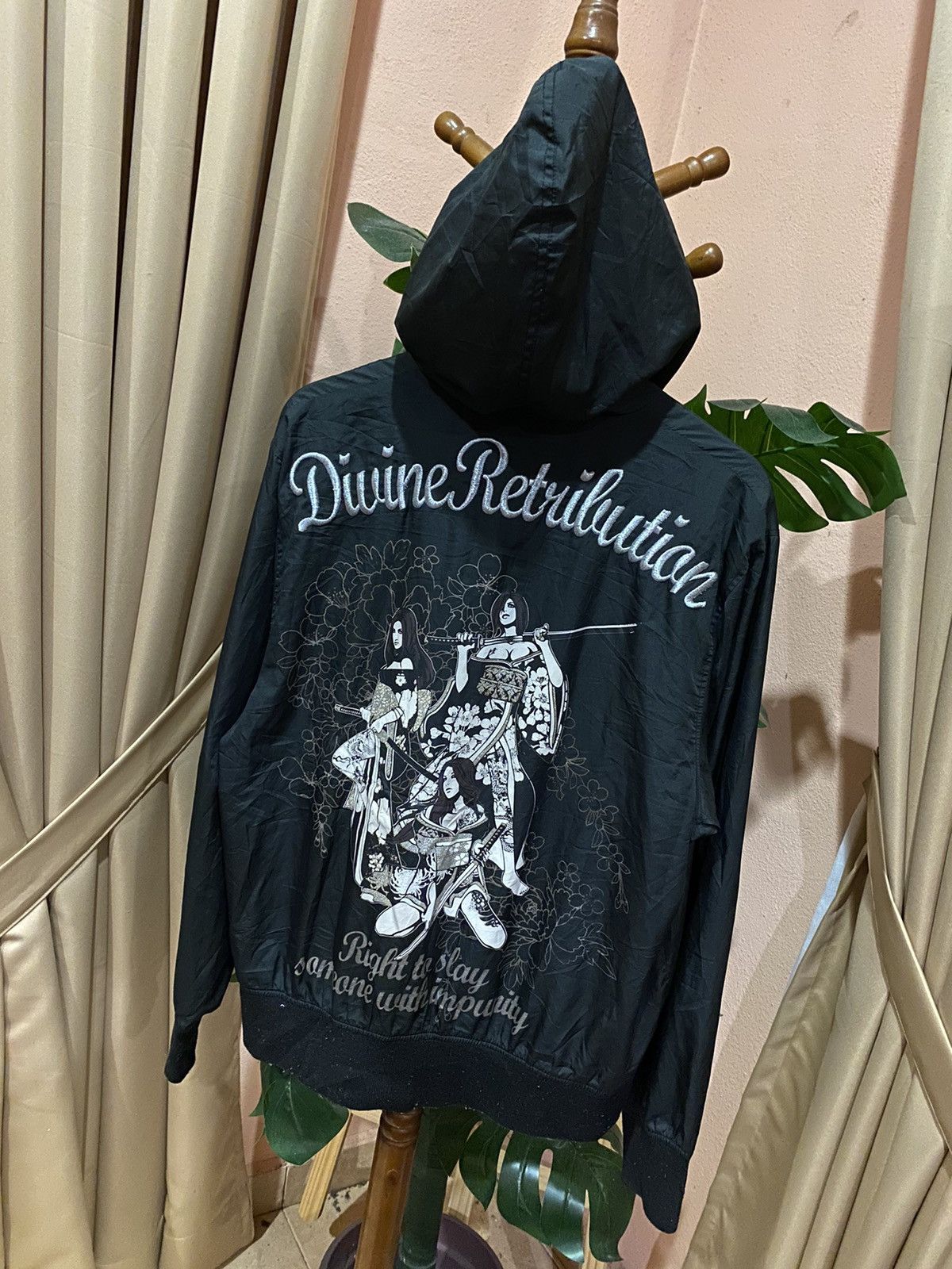 Japanese Brand Evil Killer Hooded Jacket - “Divine Retribution” Graphic Size US M / EU 48-50 / 2 - 6 Thumbnail