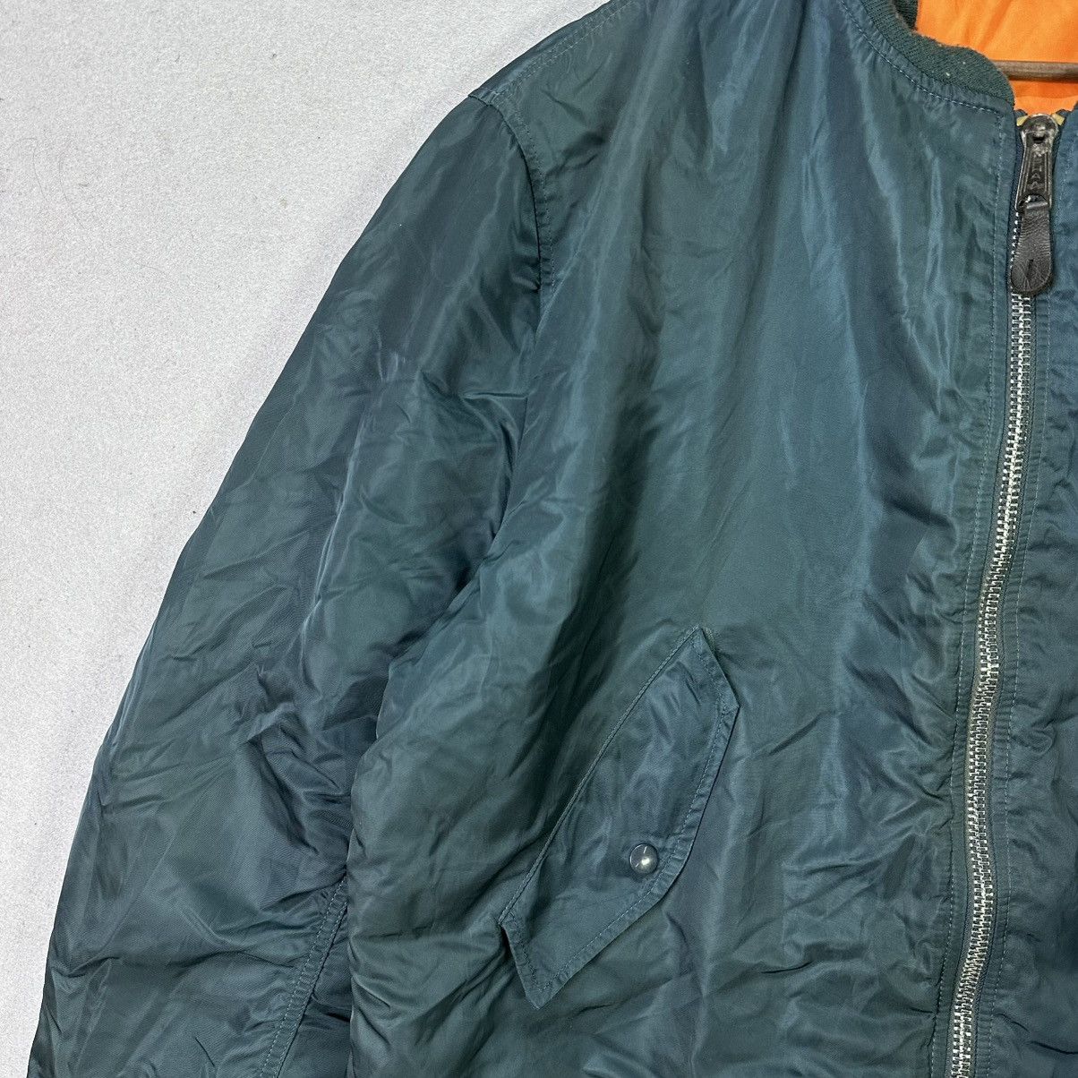 Alpha Industries Alpha Industries MA-1 Bomber Jacket Military Flight Jacket Size US XXL / EU 58 / 5 - 3 Thumbnail