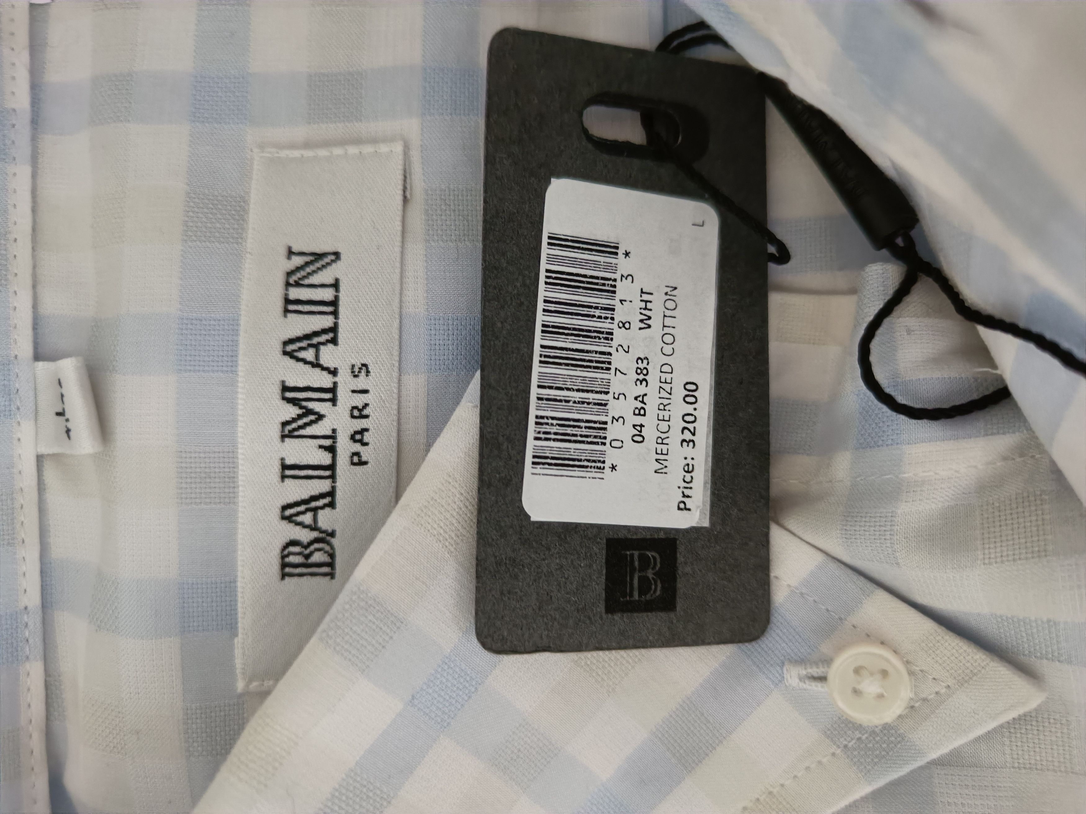 Balmain Balmain size L button-up long sleeve shirt Size US L / EU 52-54 / 3 - 3 Thumbnail