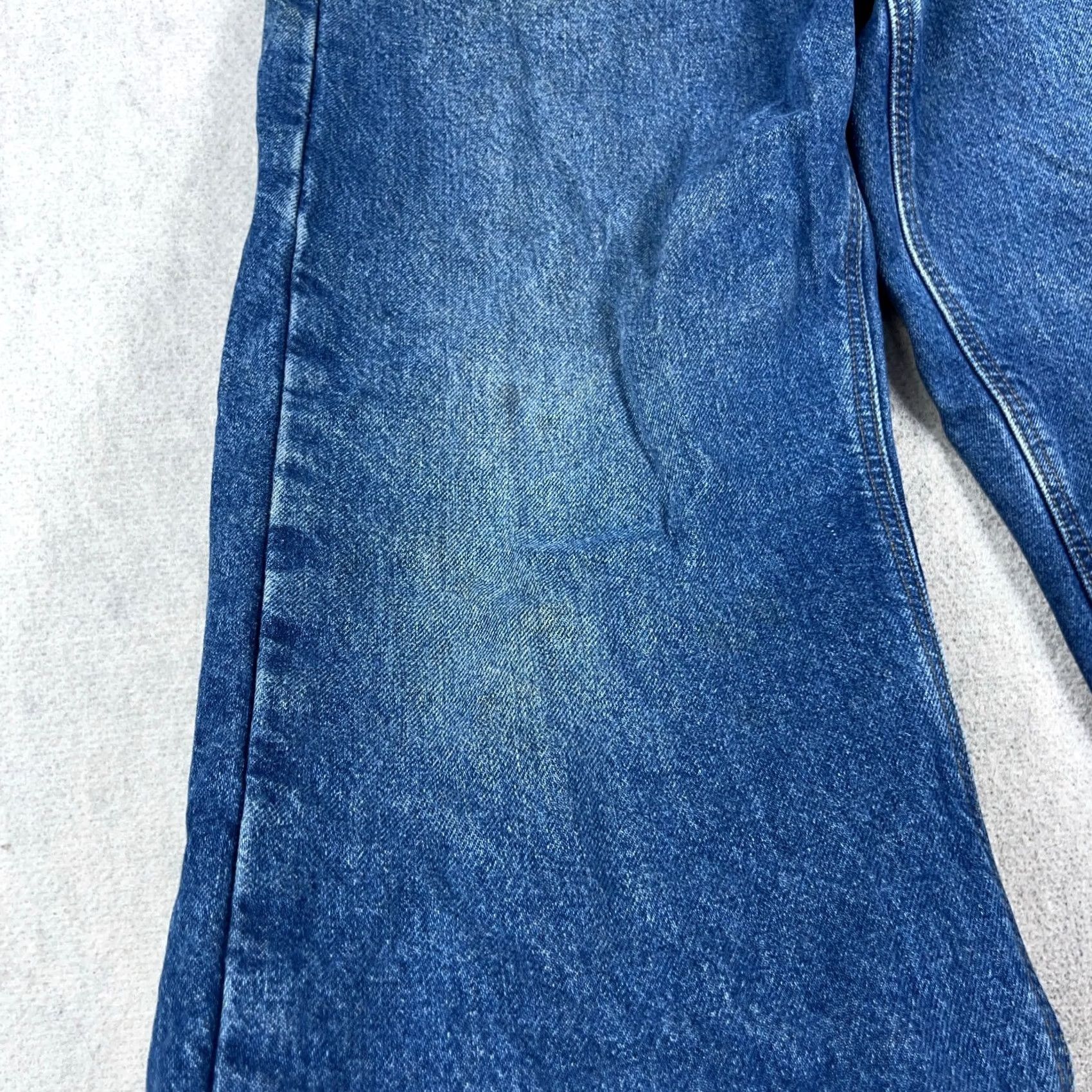 Carhartt Carhartt Jeans Mens 34x31 Blue Relaxed Fit 5-Pocket Denim Straight Leg Workwear Worn Vintage No Size US 34 / EU 50 - 4 Thumbnail