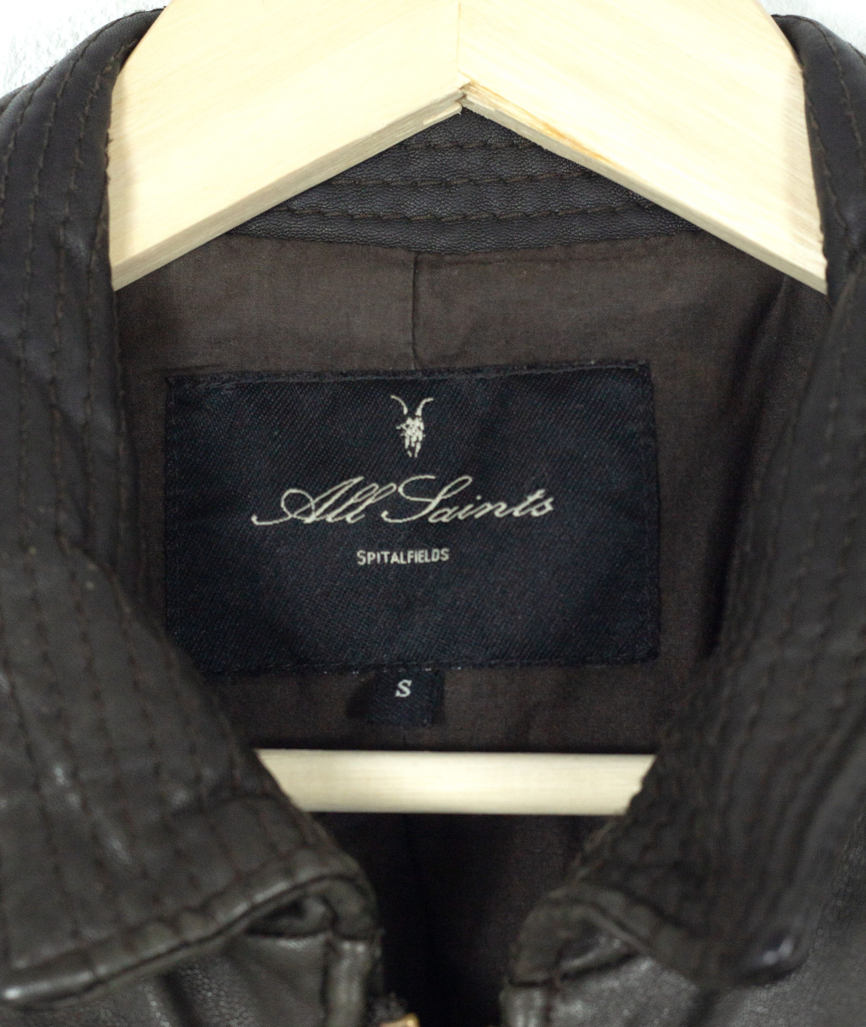 Allsaints Allsaints Avant Garde Distressed Biker Leather Jacket Size US S / EU 44-46 / 1 - 9 Thumbnail