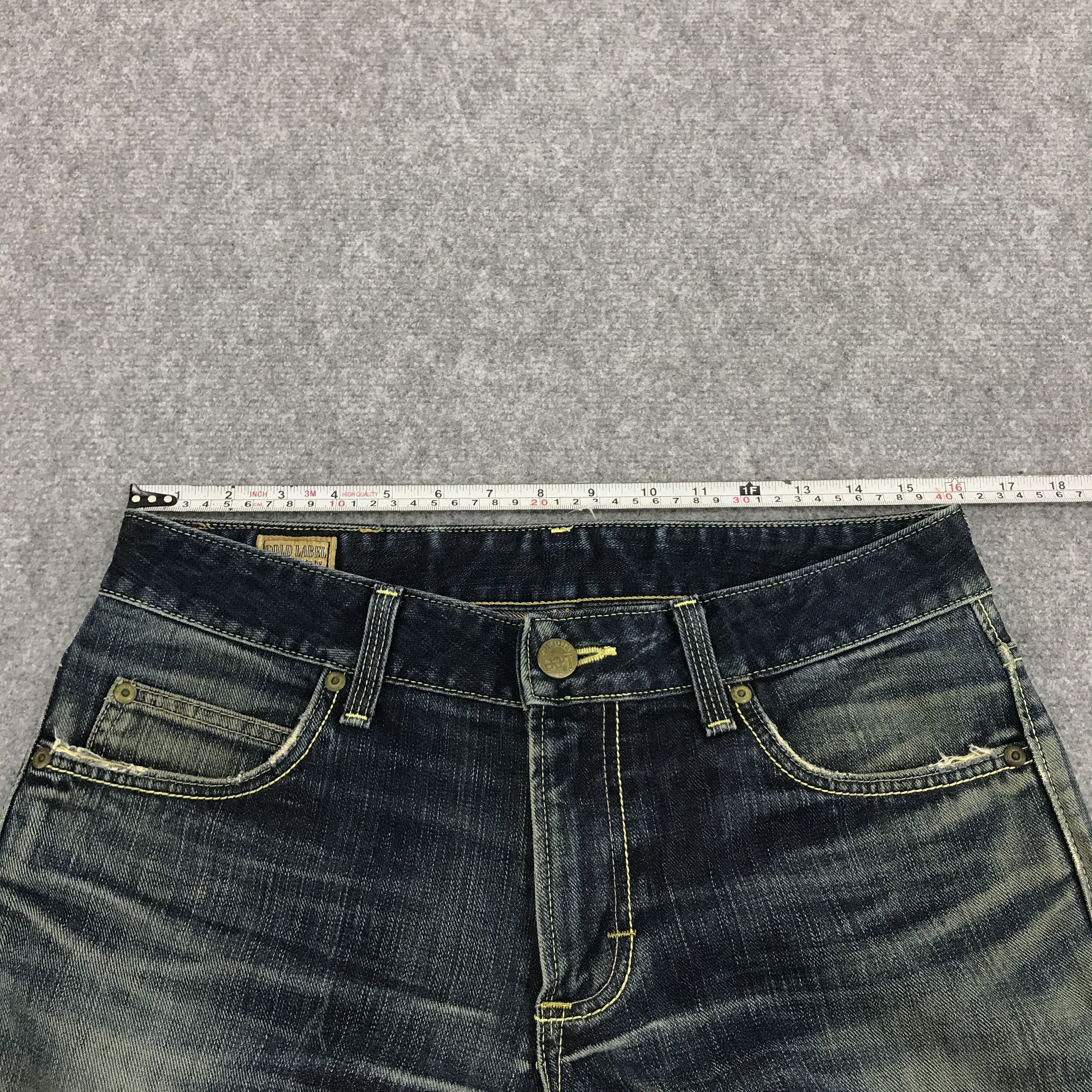 Japanese Brand × Le Grande Bleu (L.G.B.) FLARE GOLD LABEL LEE RIDERS BOOTCUT DENIM PANTS Size US 31 - 3 Thumbnail