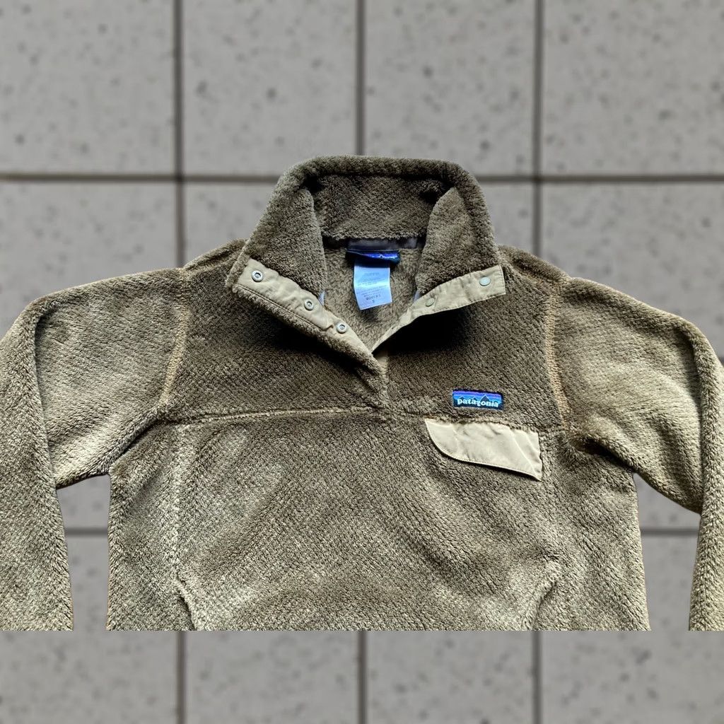 Patagonia Patagonia Re-Tool Snap T Pullover Womens Size S Brown Fleece Pockets Jacket Regular Outdoor Fall Winter Spring Size S / US 4 / IT 40 - 1 Thumbnail