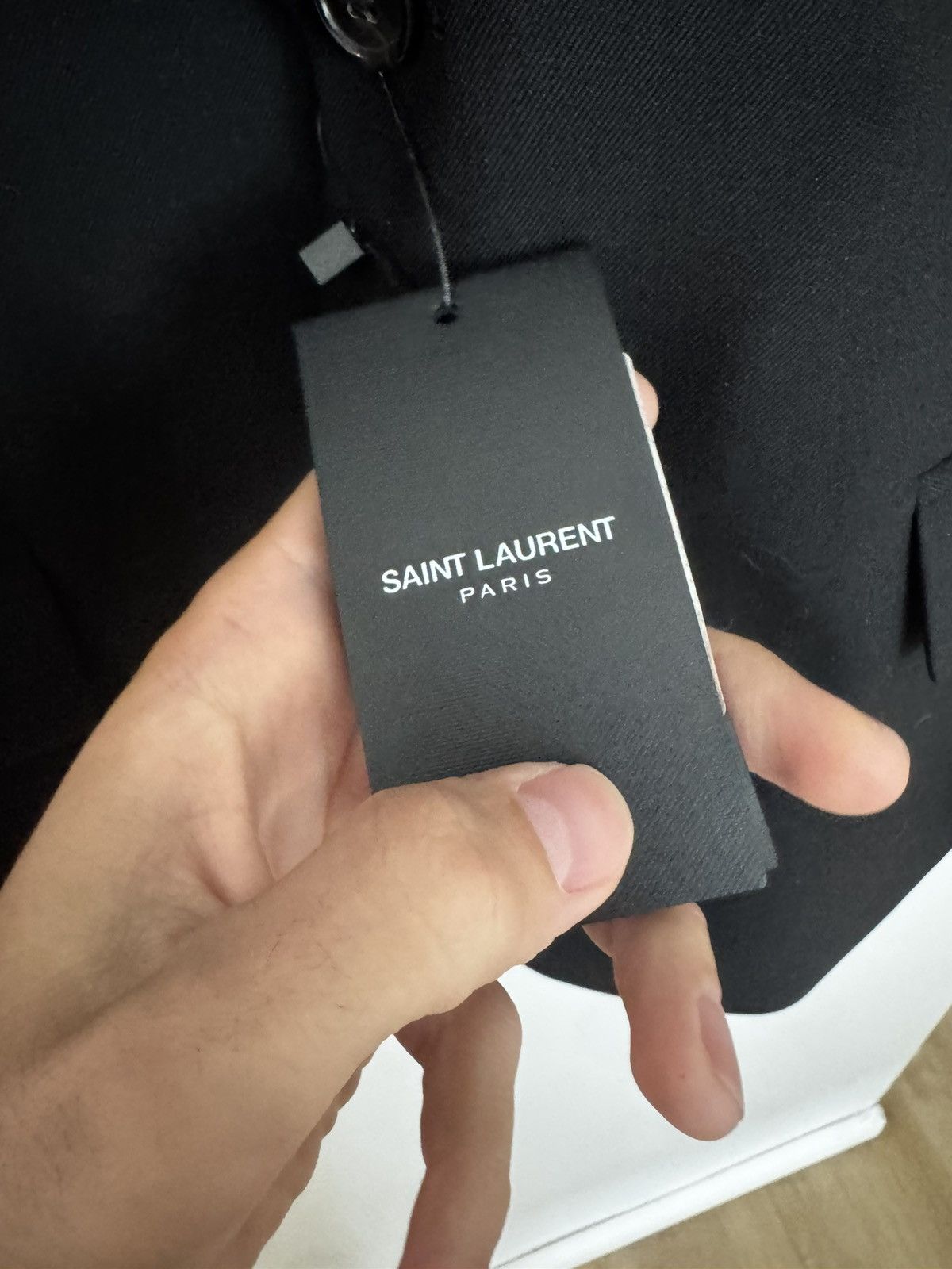 Saint Laurent Paris New w Tags Classic Uniform Blazer Size 50R - 3 Thumbnail