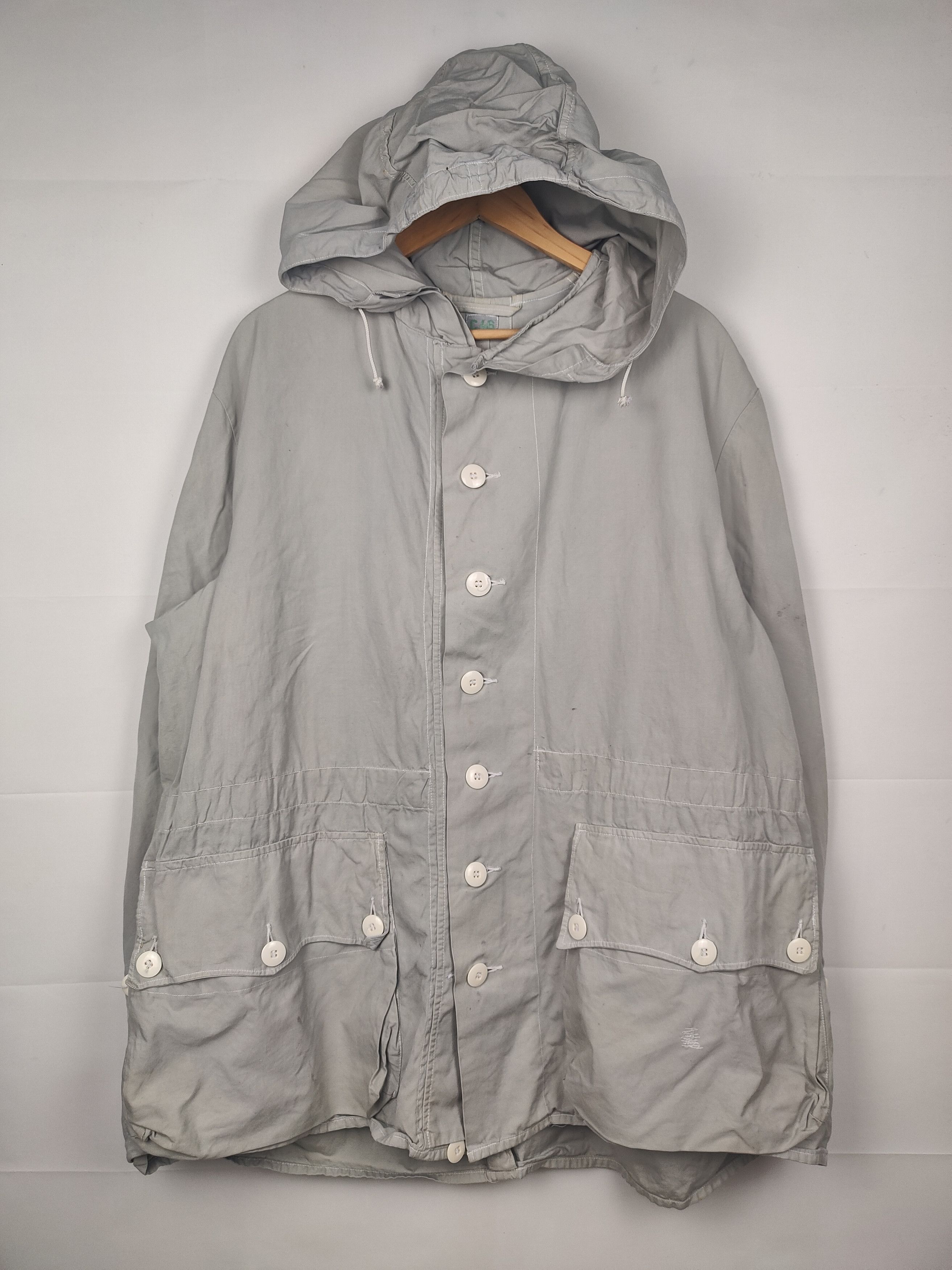 Vintage Vintage 60s Issued Swedish Military Anorak C46 Size US L / EU 52-54 / 3 - 1 Thumbnail