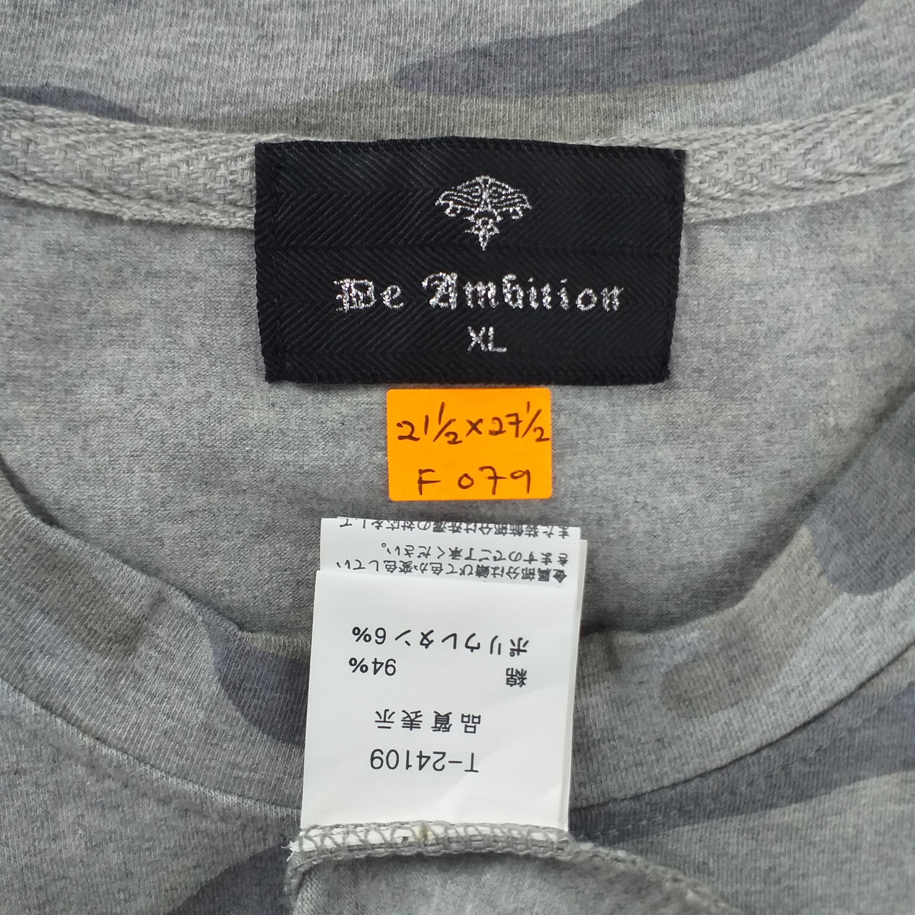 Japanese Brand Vintage Skulls Ambition Japenese Brand Large Tshirt -F079 Size US L / EU 52-54 / 3 - 4 Thumbnail