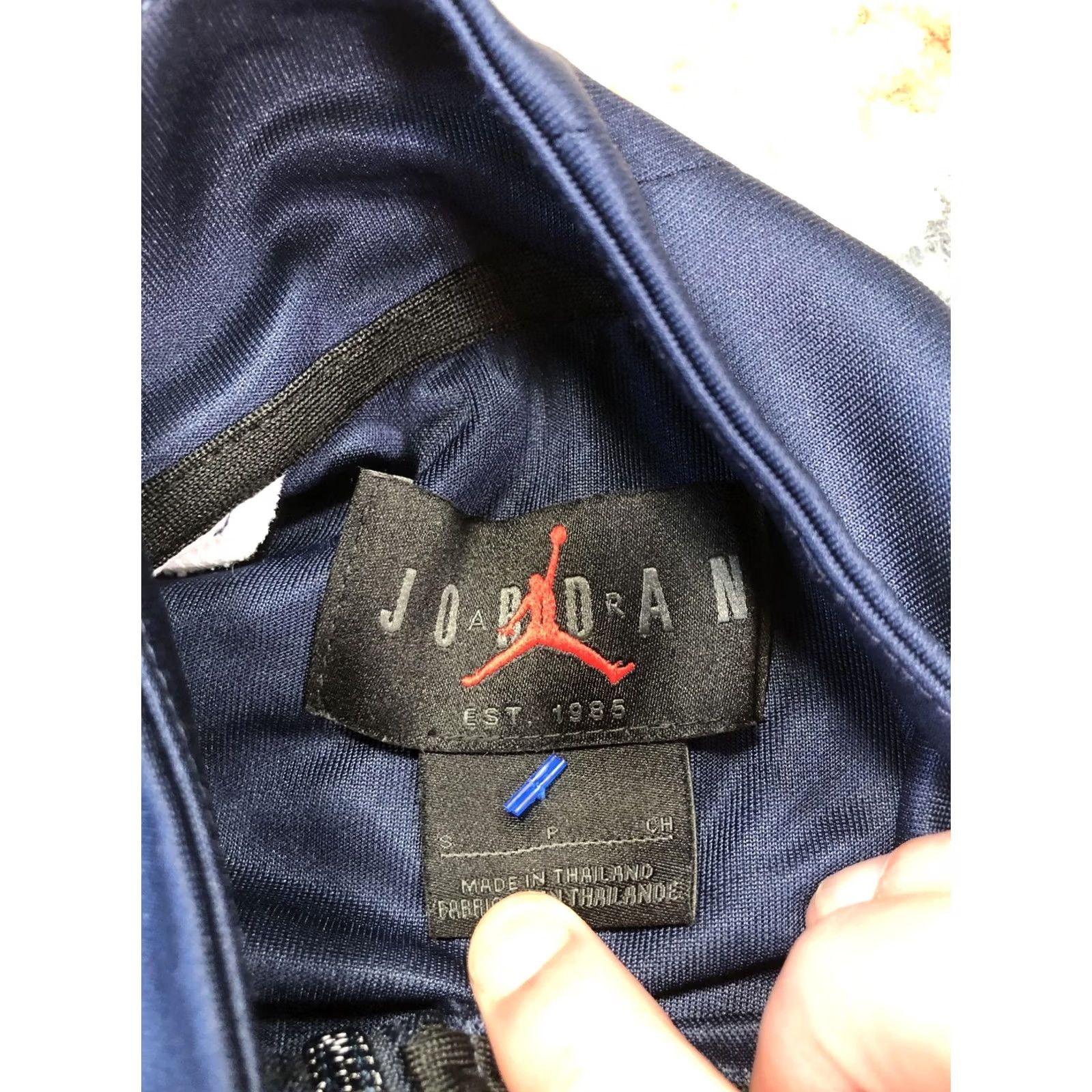Jordan Brand Jordan Track Jacket Mens S Navy White Full Zip Jumpman Logo Athletic Size US S / EU 44-46 / 1 - 7 Thumbnail