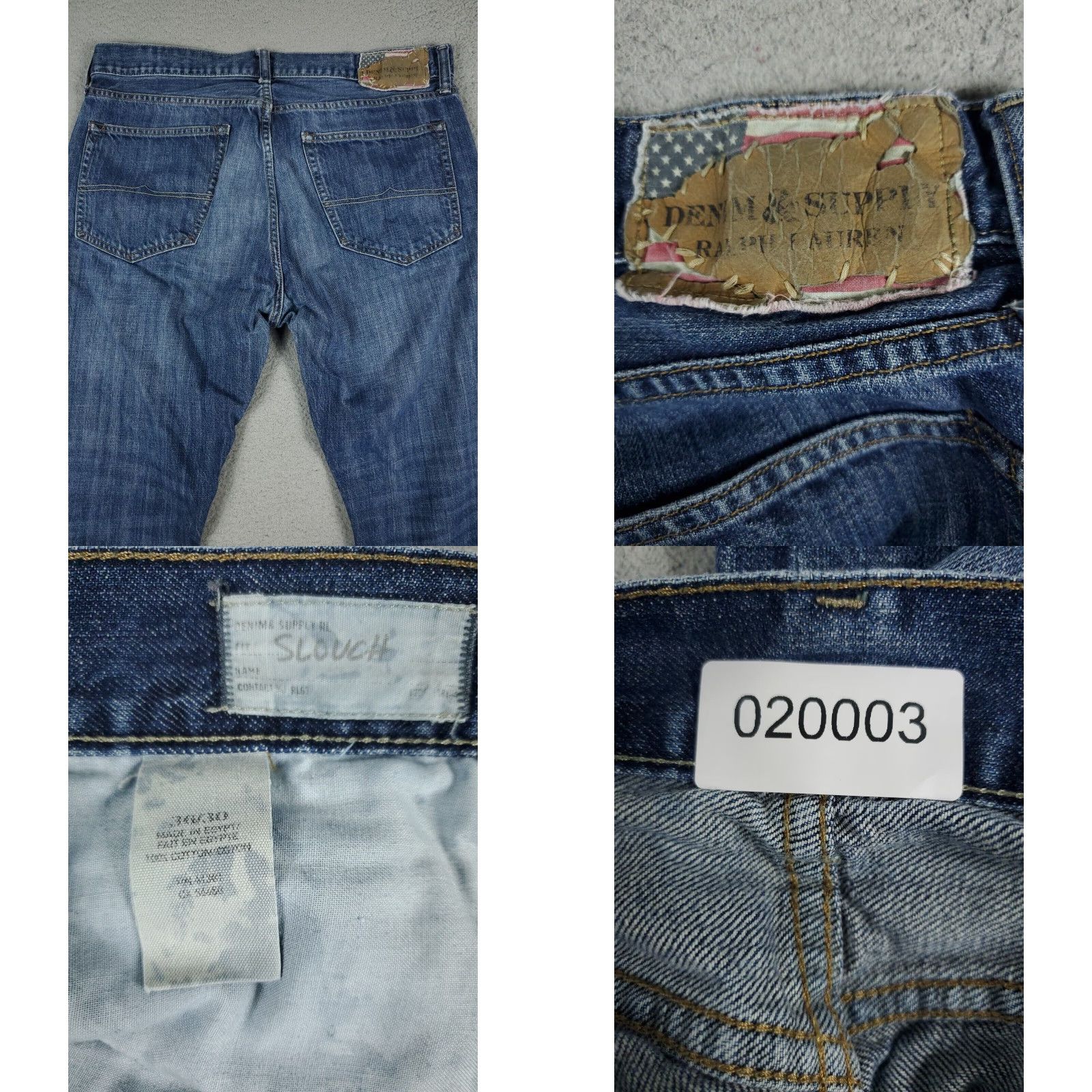 Vintage Ralph Lauren Denim Jeans Mens 36x30 Blue Straight Leg Cotton Pants Size US 36 / EU 52 - 8 Thumbnail