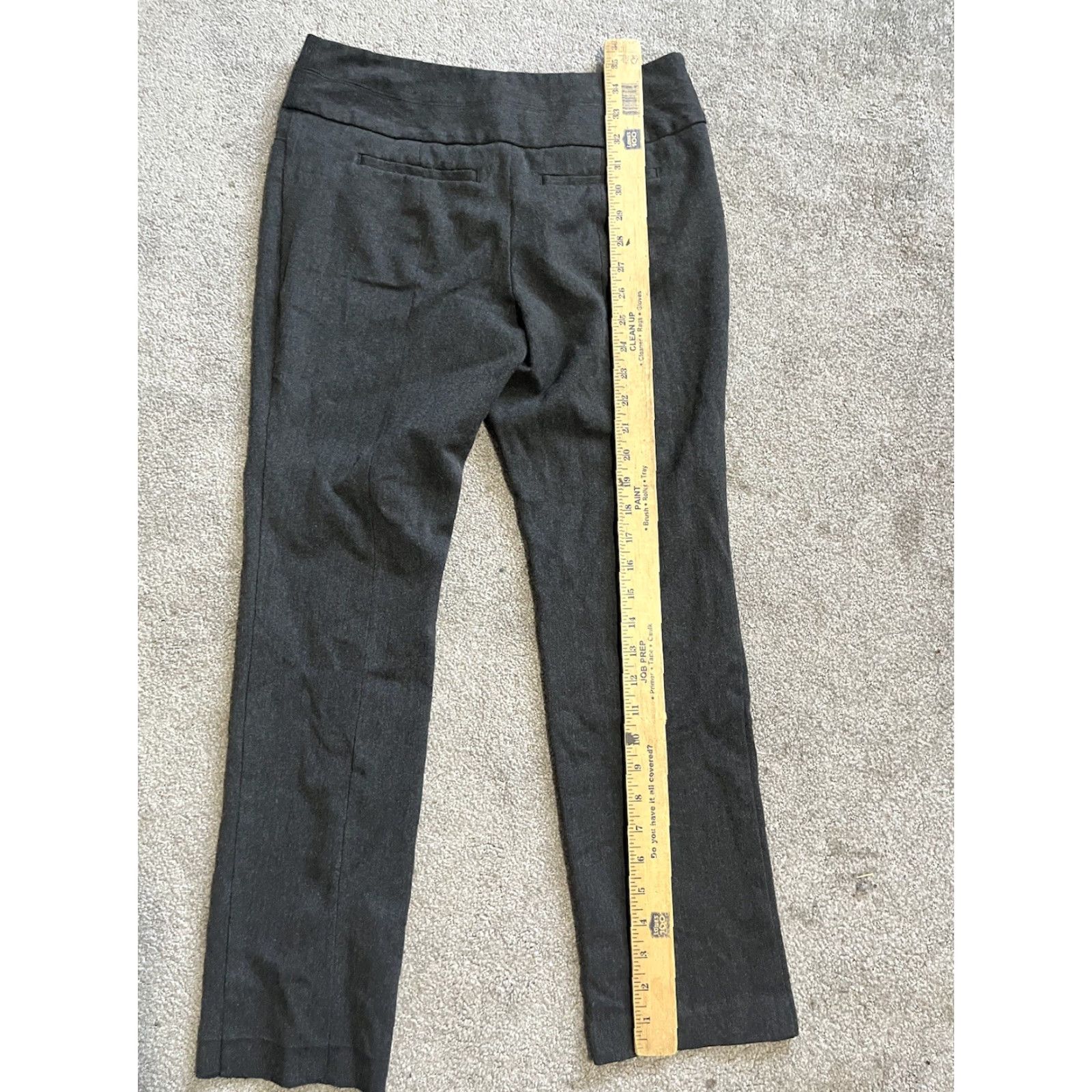 Vintage Express Editor Relaxed Trouser Pants Women’s Size 2S Black Mid Rise Work Career Womens Size 26" / US 2 / IT 38 - 7 Thumbnail