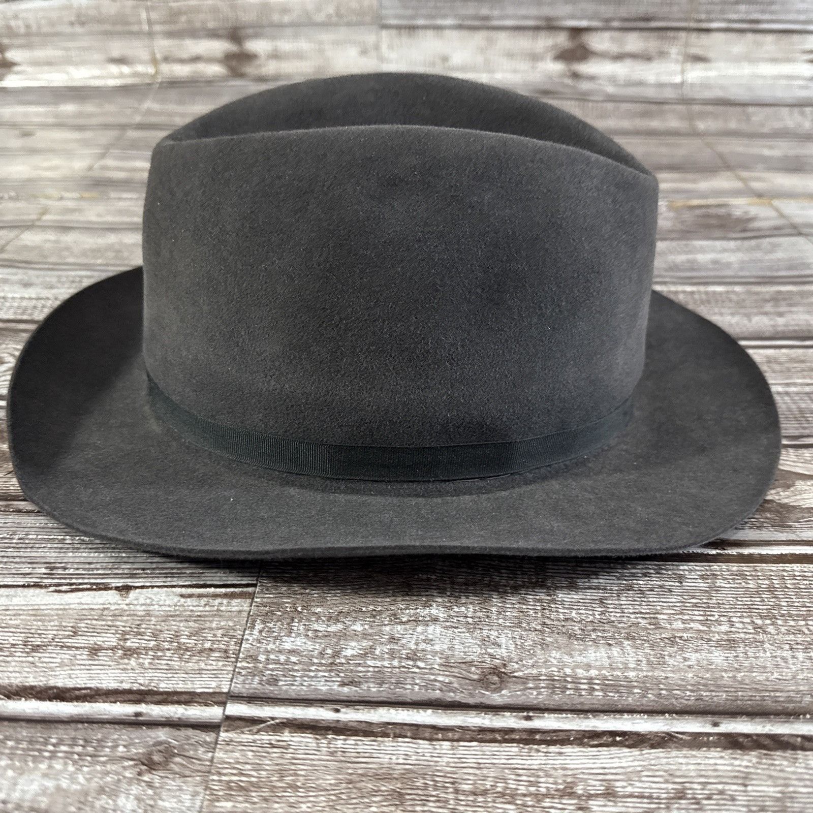 Other Christys London Fedora Felt Hat size 7 1/8 Color Grey Hand M Size ONE SIZE - 3 Thumbnail