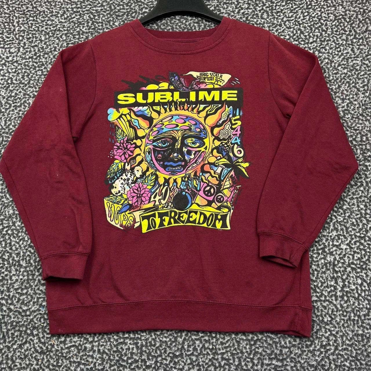Sublime Sublime To Freedom Sweatshirt Women Red Pullover Crew Neck M Size M / US 6-8 / IT 42-44 - 1 Thumbnail