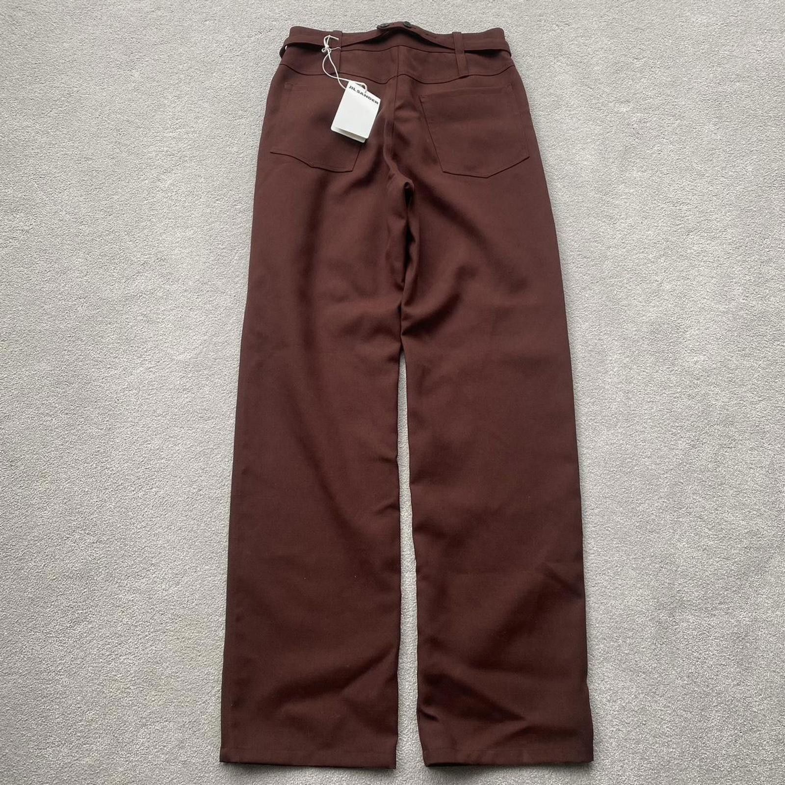 Jil Sander Jil Sander High Waisted Wool Trousers Size US 30 / EU 46 - 2 Thumbnail