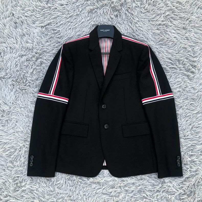 Thom Browne Thom Browne Size 2 Double-shoulder sleeve label webbing su Size 36R - 2 Thumbnail