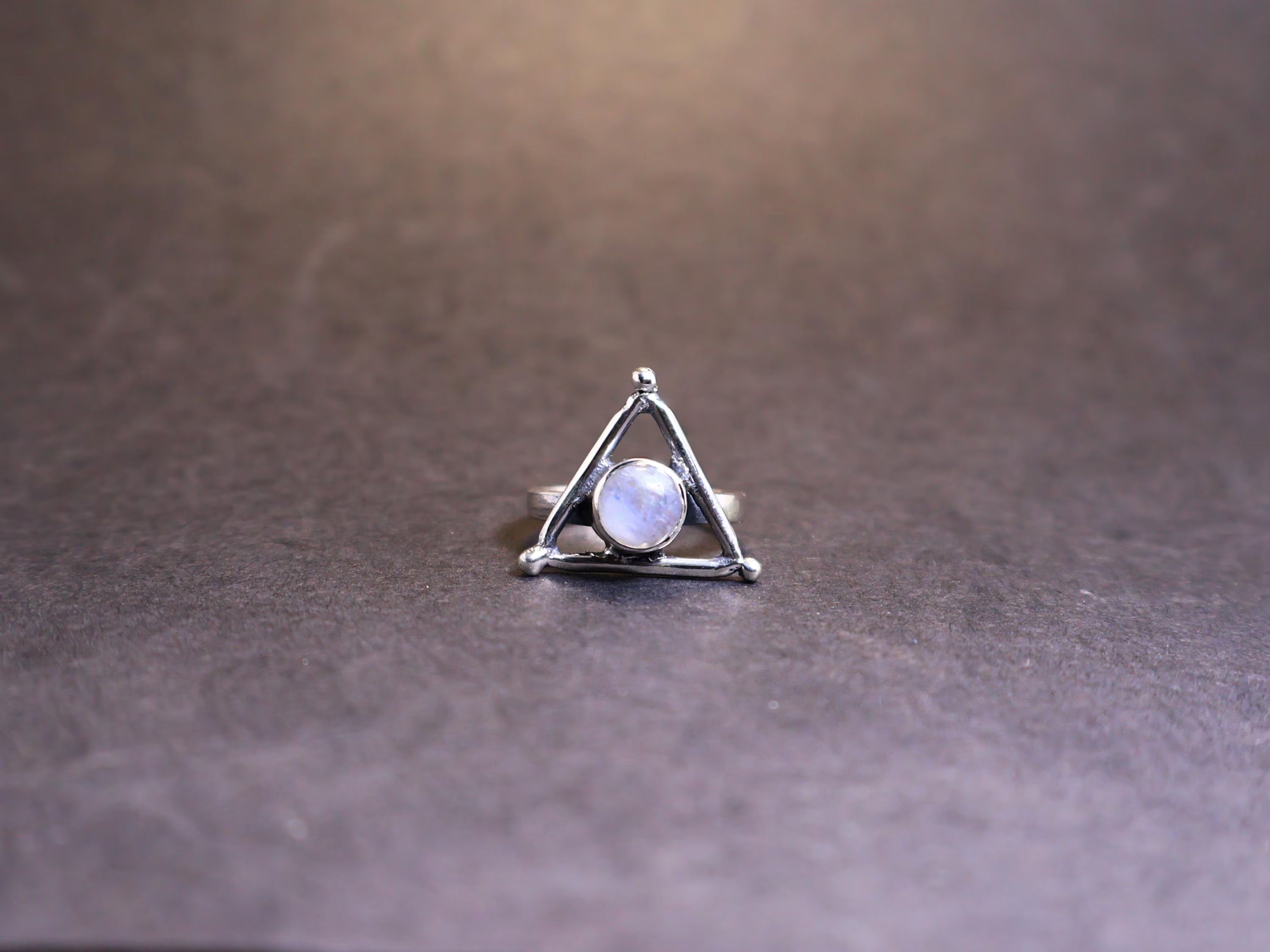 Handmade Moonstone Ring, 925 Sterling Silver Handmade Gemstone Ring, Size ONE SIZE - 3 Thumbnail
