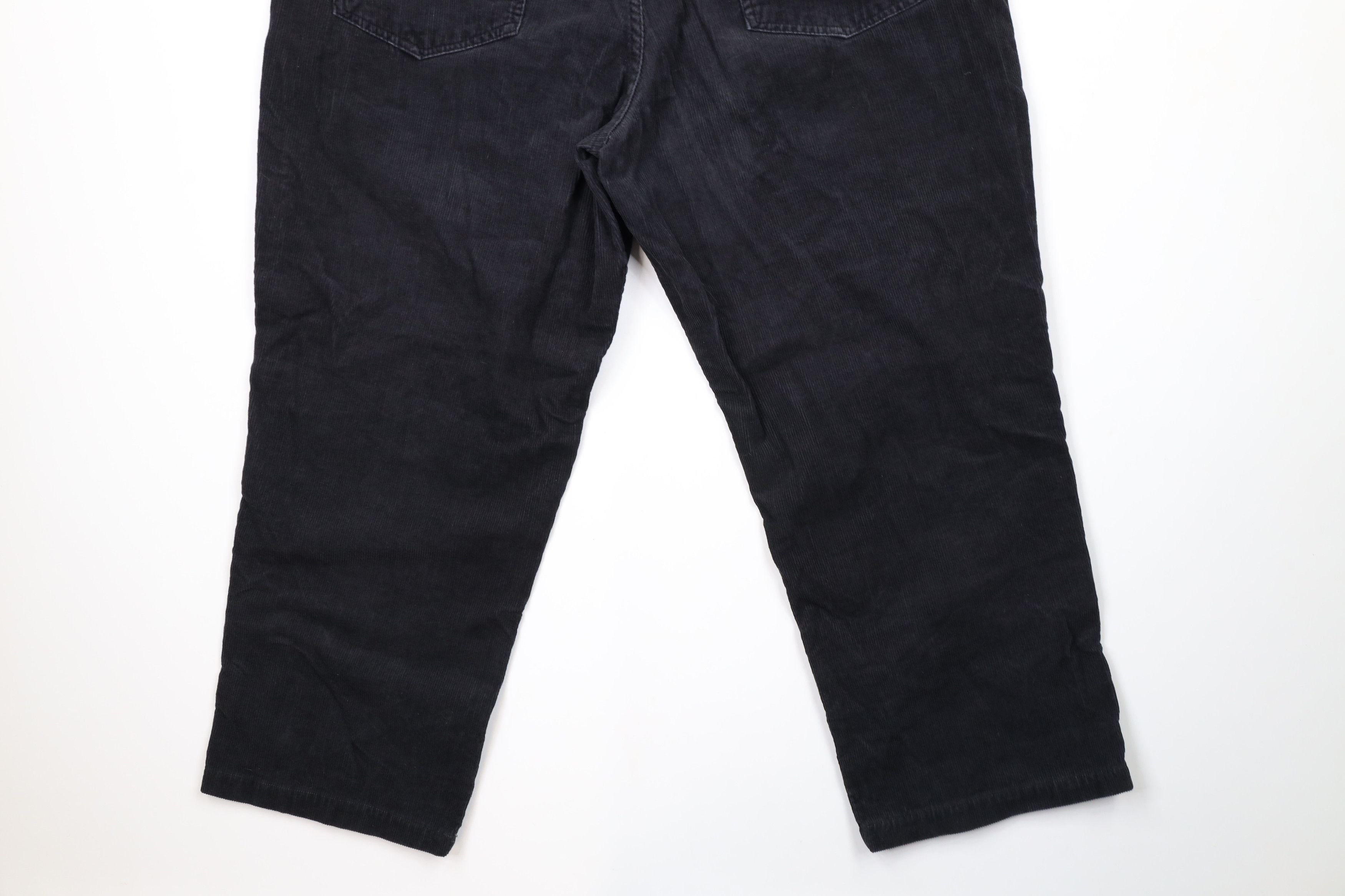 Vintage Vintage 90s Streetwear Corduroy Chino Pants Black Cotton Size US 36 / EU 52 - 10 Thumbnail