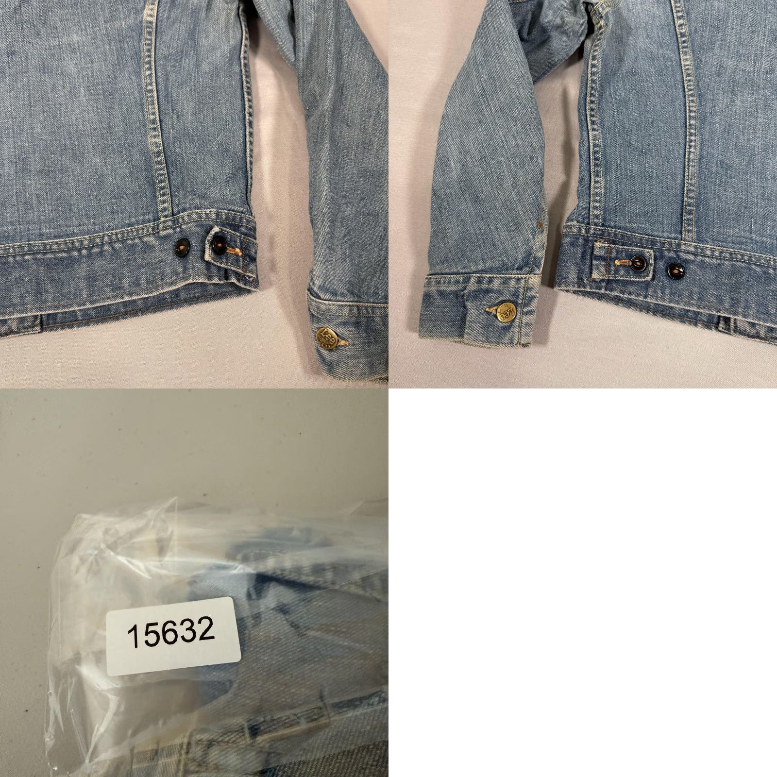 Lee VINTAGE Lee Jacket Mens 38 Blue Sanforized Denim Jean Trucker Union Made USA 60s Size US 38 / EU 54 - 10 Thumbnail