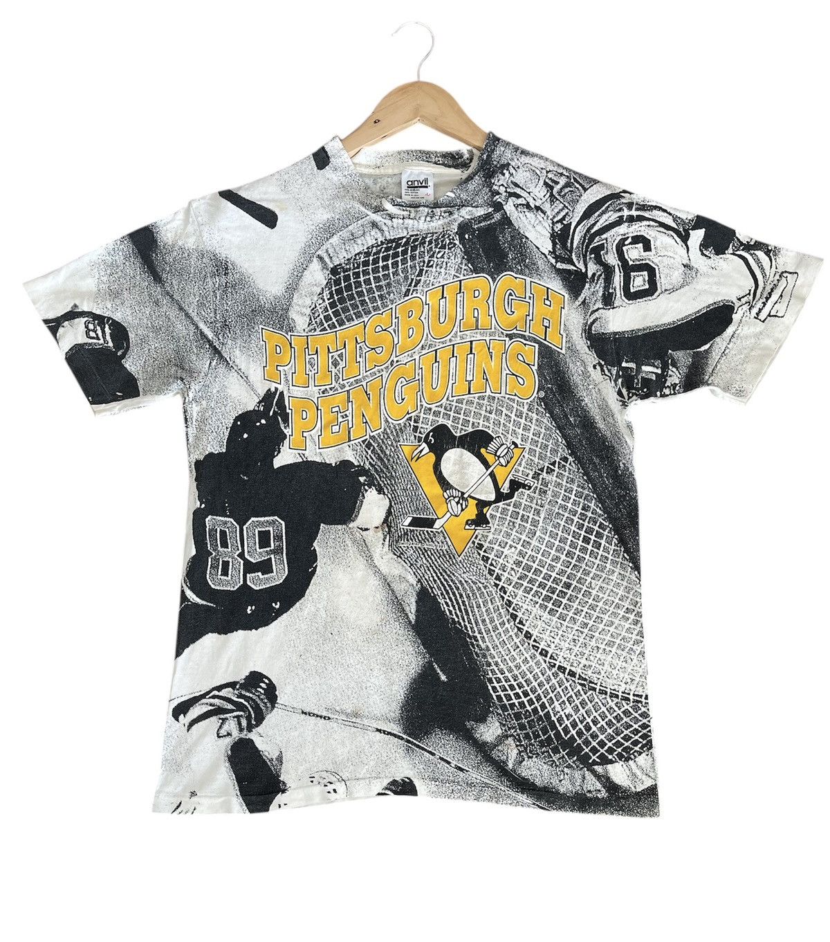 NHL Vintage 1991 Pittsburg Penguins OVP tee Size US L / EU 52-54 / 3 - 1 Thumbnail