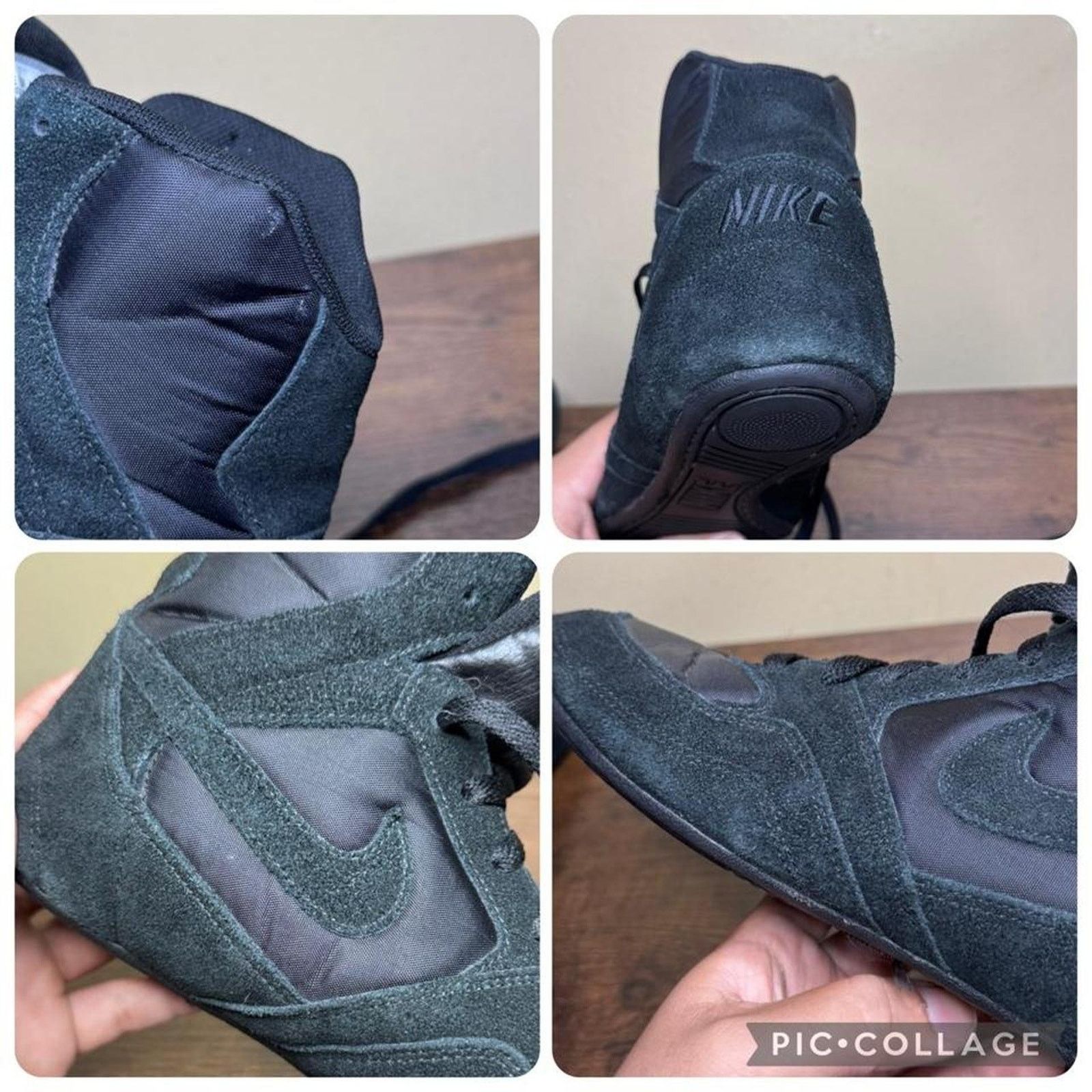 Nike Nike Greco Supreme Black leather suede 316552-001 Size US 5.5 / EU 38 - 6 Thumbnail