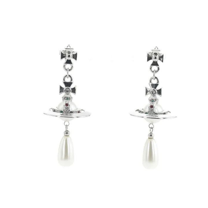 Vivienne Westwood Vivienne Westwood Pearl Drop Earrings for Women -2507 Size ONE SIZE - 1 Thumbnail