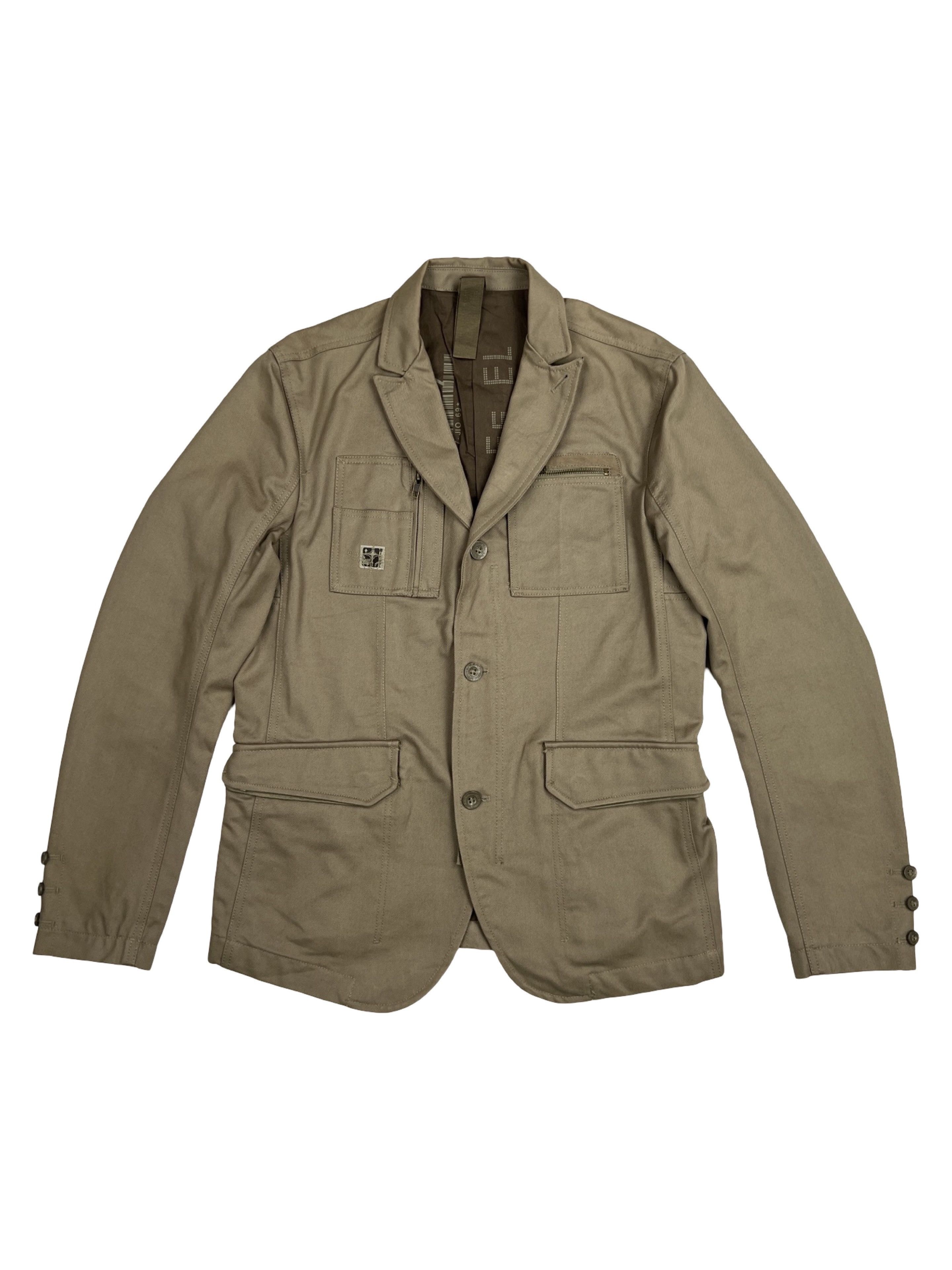Diesel × Vintage Vintage Diesel Workwear Military Style Blazer Khaki Size US XL / EU 56 / 4 - 1 Thumbnail
