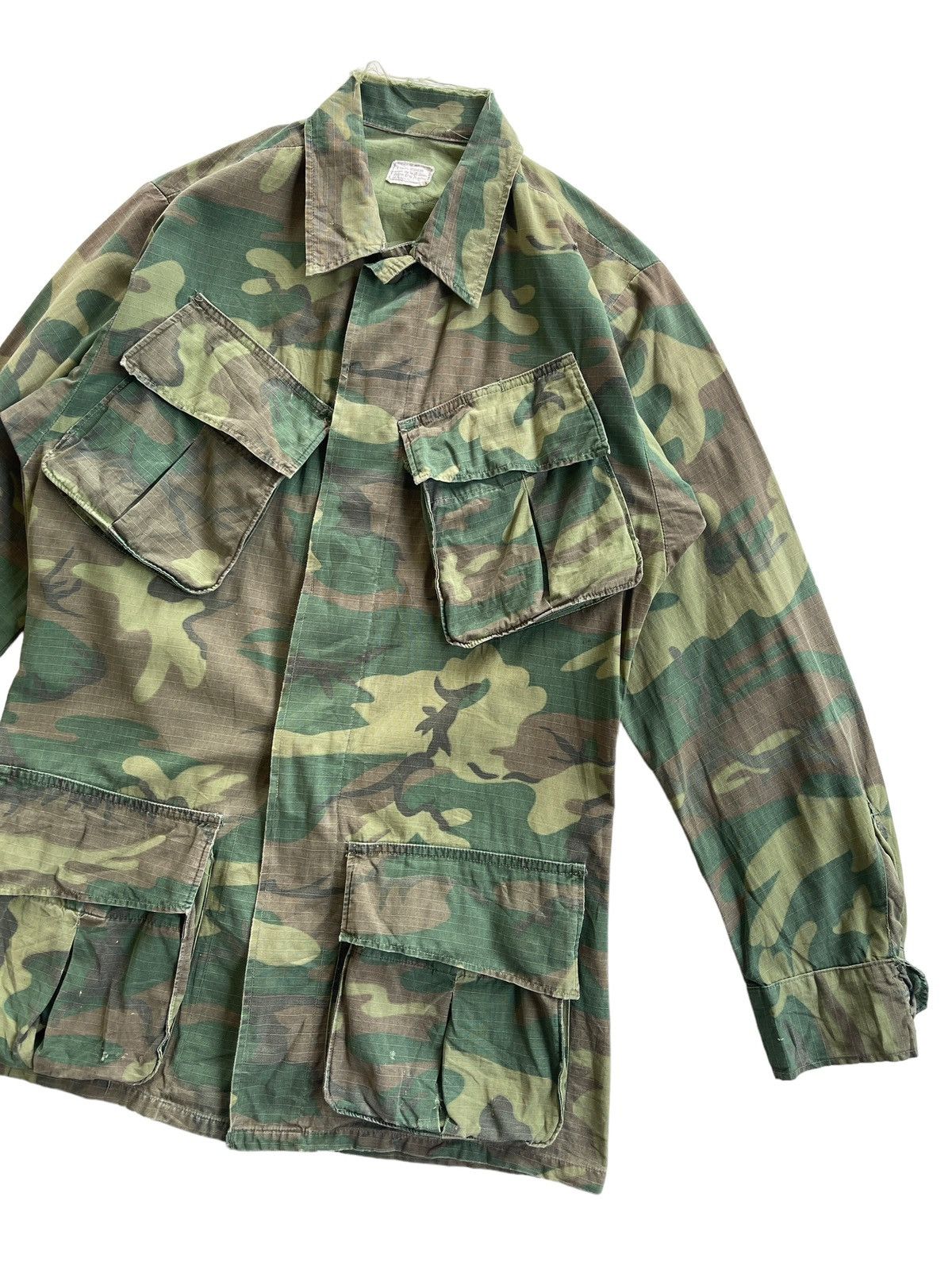 Vintage Vintage Military Third Pattern Lowland ERDL Camo Jacket Size US XS / EU 42 / 0 - 5 Thumbnail