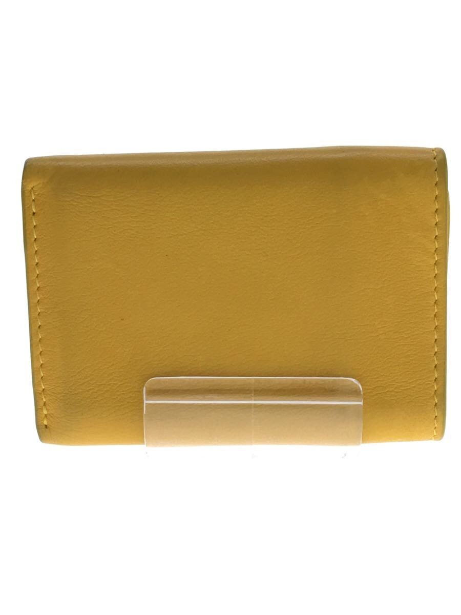 Balenciaga Balenciaga Leather Tri-Fold Wallet Yellow Size ONE SIZE - 2 Thumbnail
