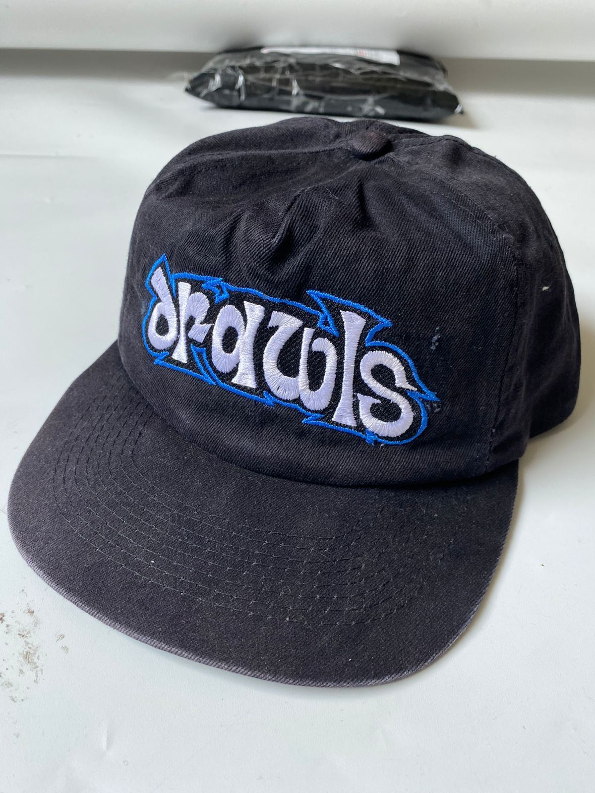 Vintage Drawls Skateboard 6 panel Hat Cap Size ONE SIZE - 6 Thumbnail