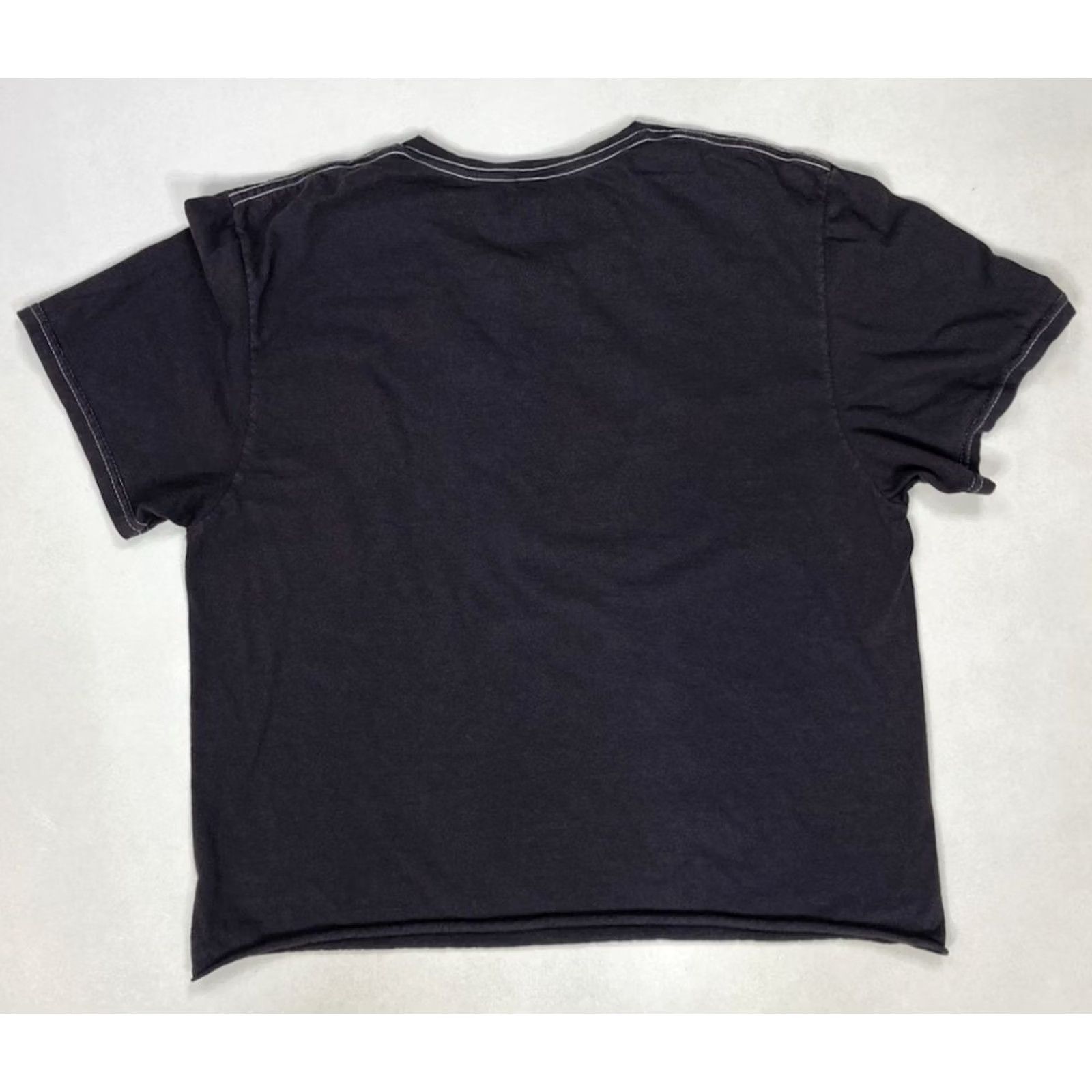 Vintage VINTAGE ACDC Logo Crop Graphic T-shirt Women Small Black Short Sleeve Music Size S / US 4 / IT 40 - 4 Thumbnail