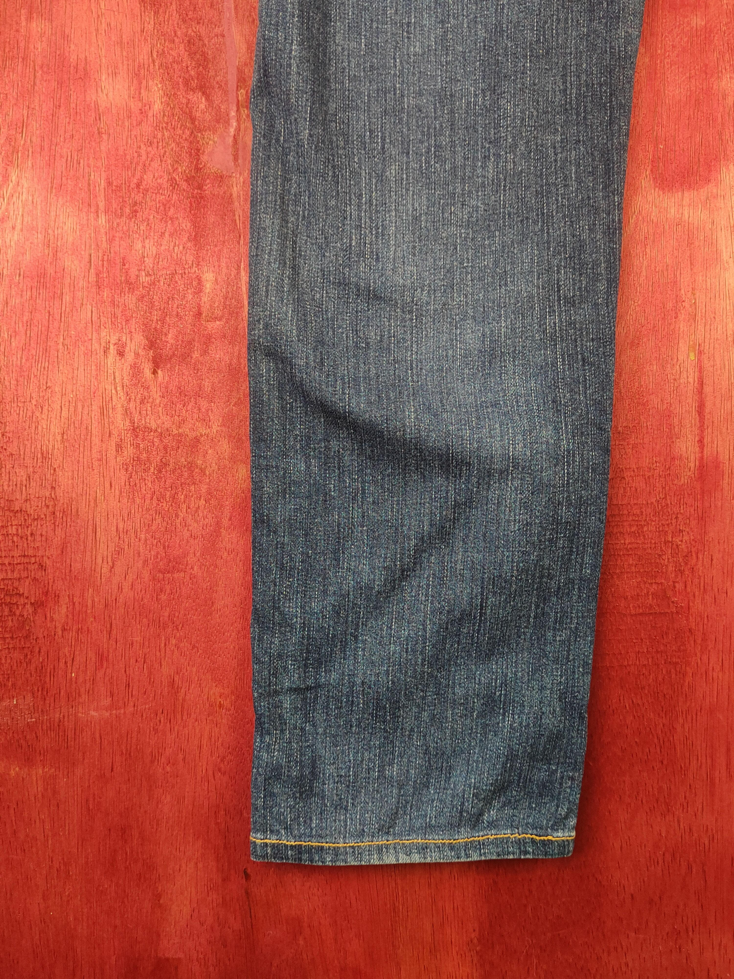 GU Gu japan vintage blue Denim jeans Pants #S1370 Size US 33 - 9 Thumbnail