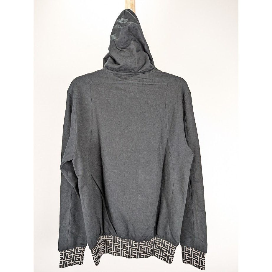 Balmain o1rshd1 Q:2 / Pullover Hoodie With Monogram Logo Trim Black Size US M / EU 48-50 / 2 - 15 Thumbnail