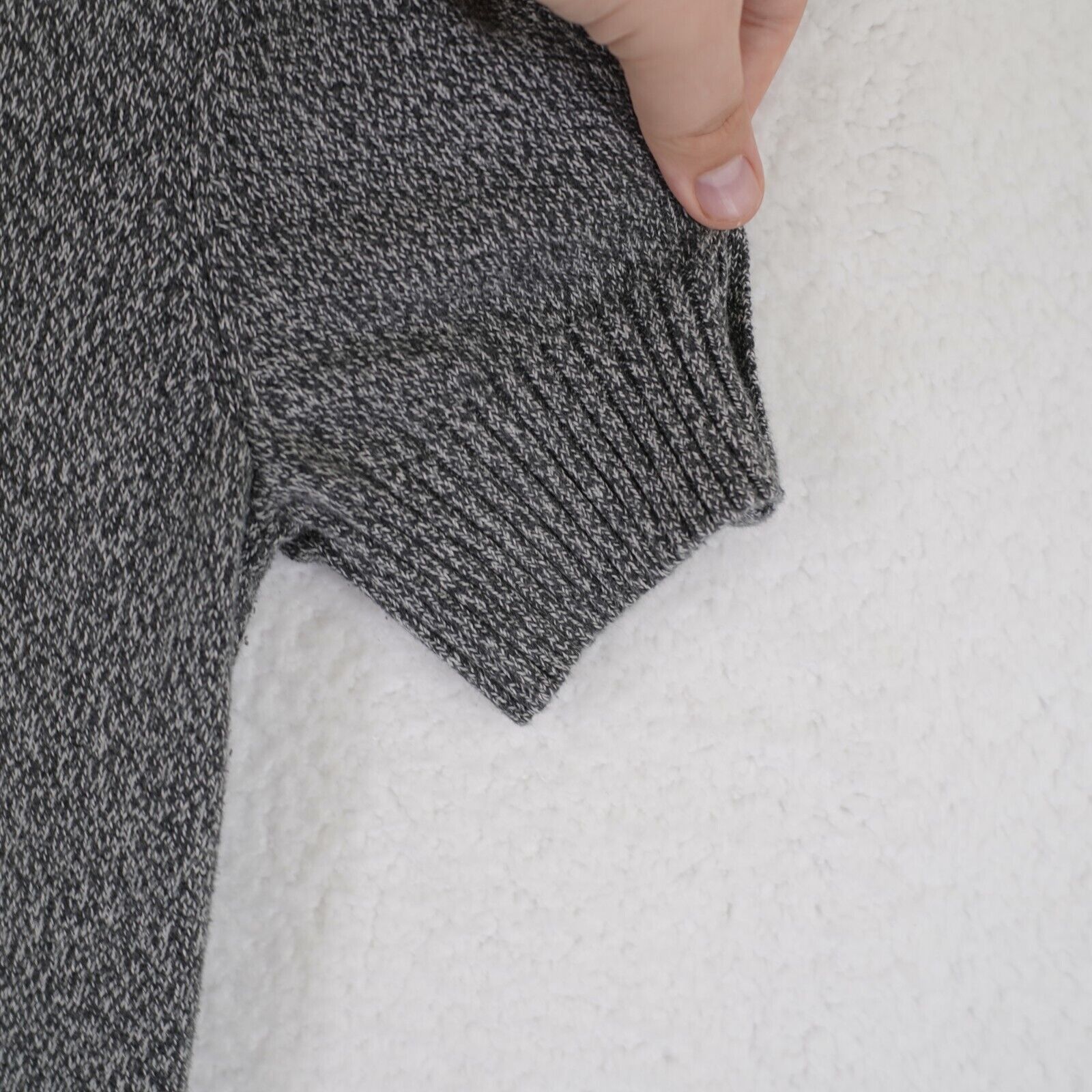Tommy Hilfiger Tommy Hilfiger Gray Cowl Neck Short Sleeve Sweater Large Cot Size L / US 10 / IT 46 - 3 Thumbnail