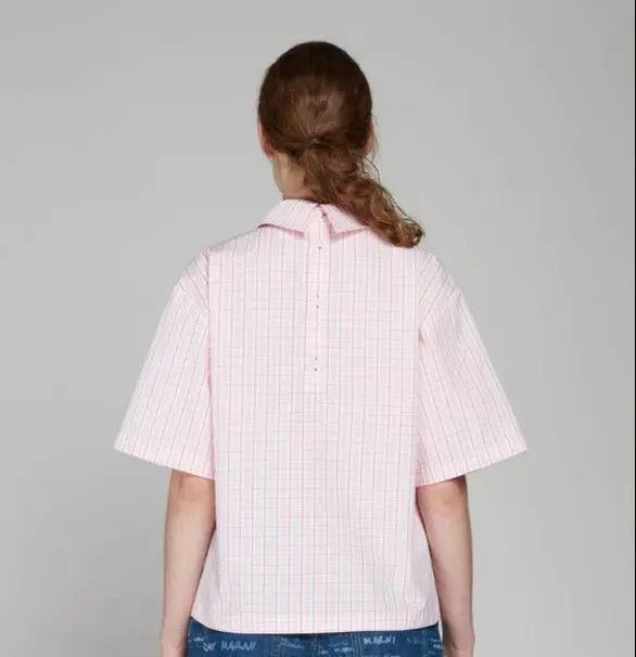 Marni o1w1db10824 Box Shirt in Pink Size XS / US 0-2 / IT 36-38 - 4 Thumbnail