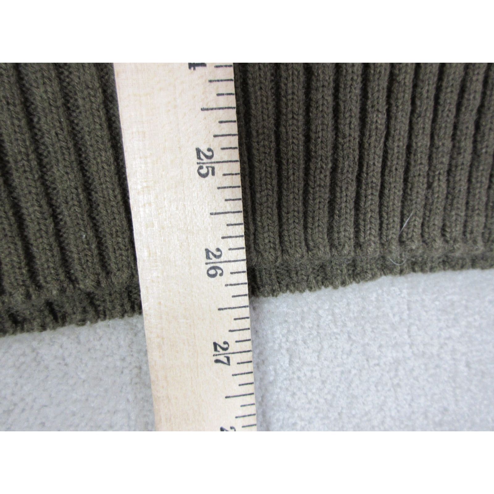 Vintage Military Mens Sweater Pullover Knit Mock Neck Long Sleeve Workwear Army Brown Acrylic Size M Vintage? No. Size US M / EU 48-50 / 2 - 5 Thumbnail