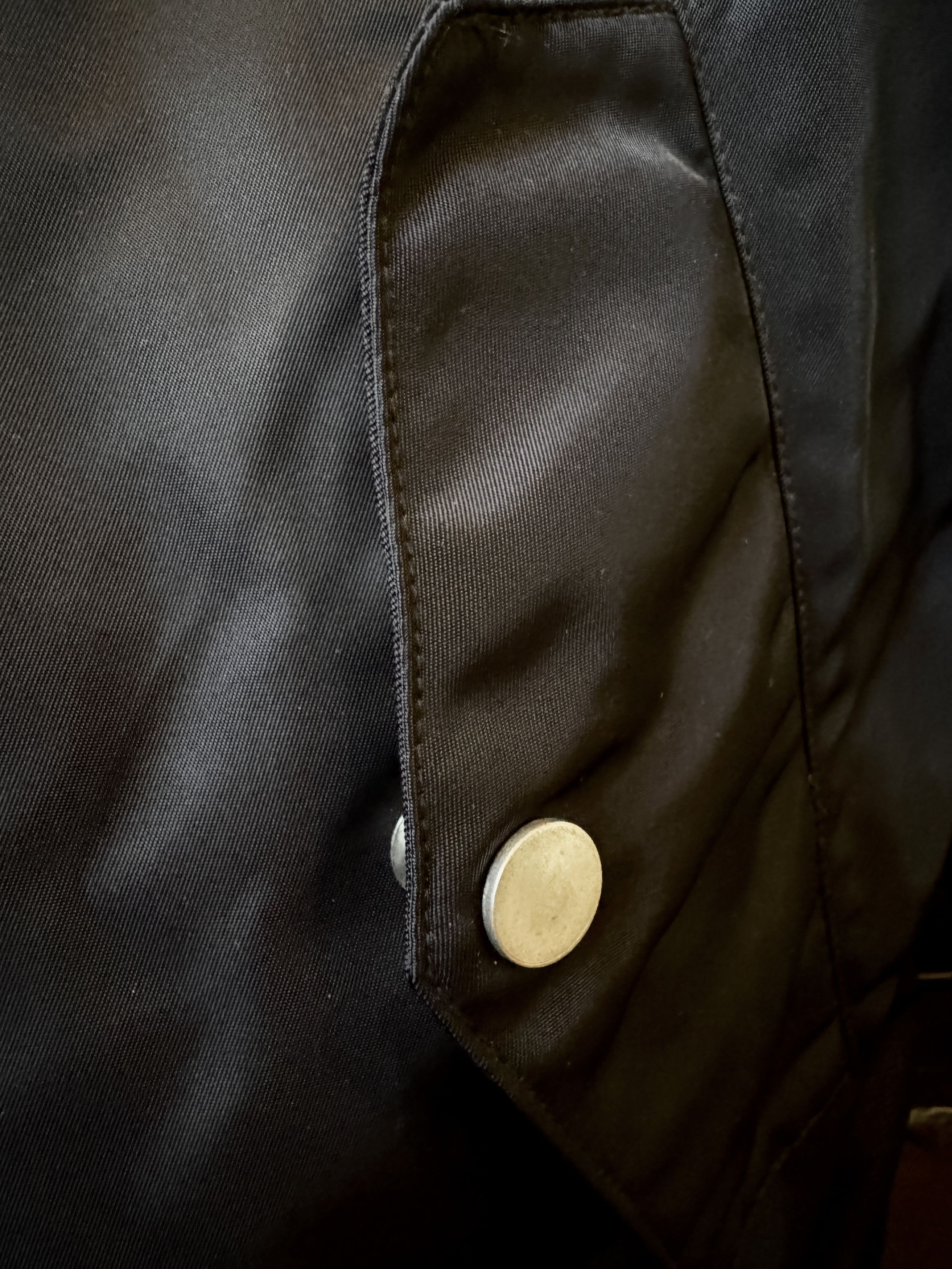 Our Legacy Our Legacy Dark Blue Luxury Satin Bomber Jacket Size US L / EU 52-54 / 3 - 5 Thumbnail