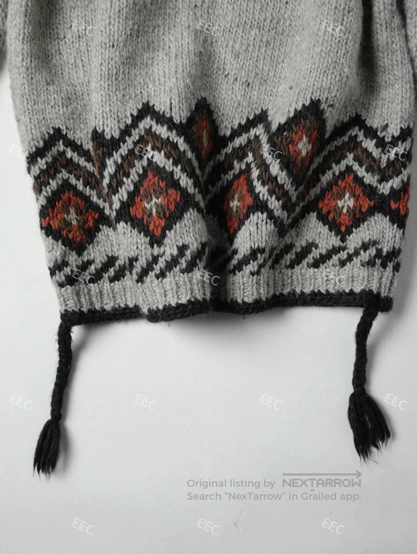 Junya Watanabe Junya Watanabe Gray Pattern Sweater Jacket. Size M / US 6-8 / IT 42-44 - 8 Thumbnail