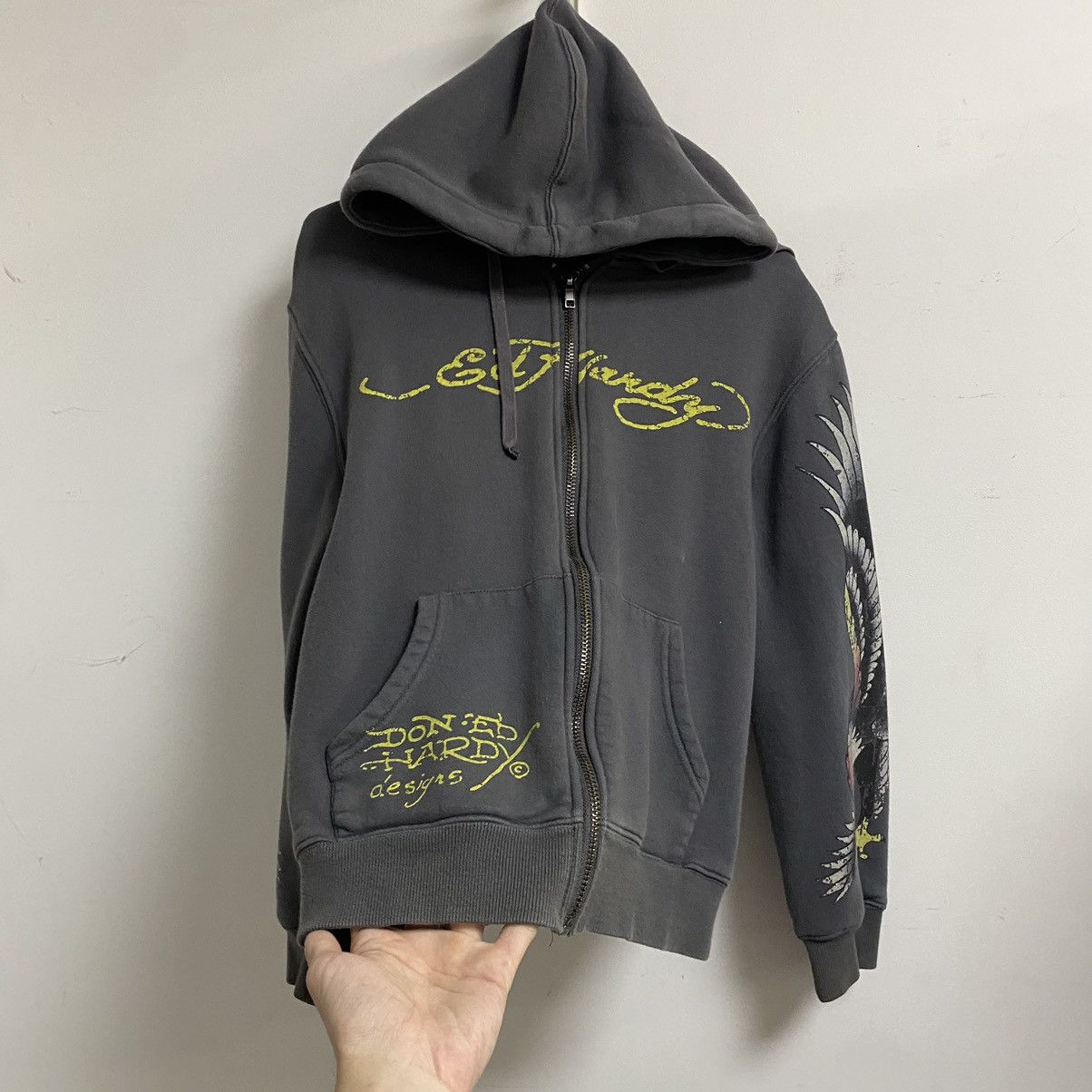 Ed Hardy Vintage Ed Hardy Hoodie urban outfitters Size US S / EU 44-46 / 1 - 4 Thumbnail