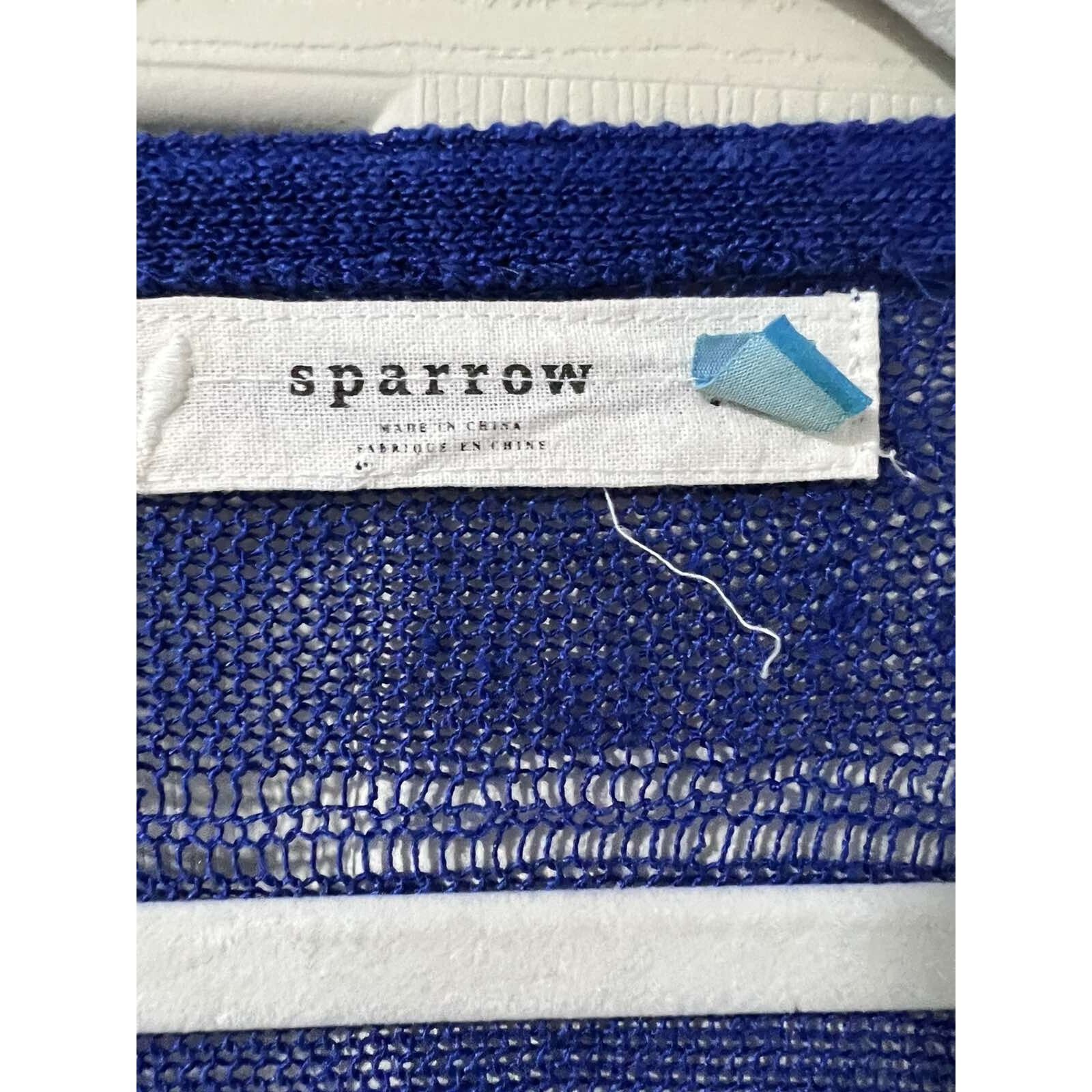 Anthropologie Anthropologie Sparrow Linen Longline Cardigan L A001377 Size L / US 10 / IT 46 - 4 Thumbnail