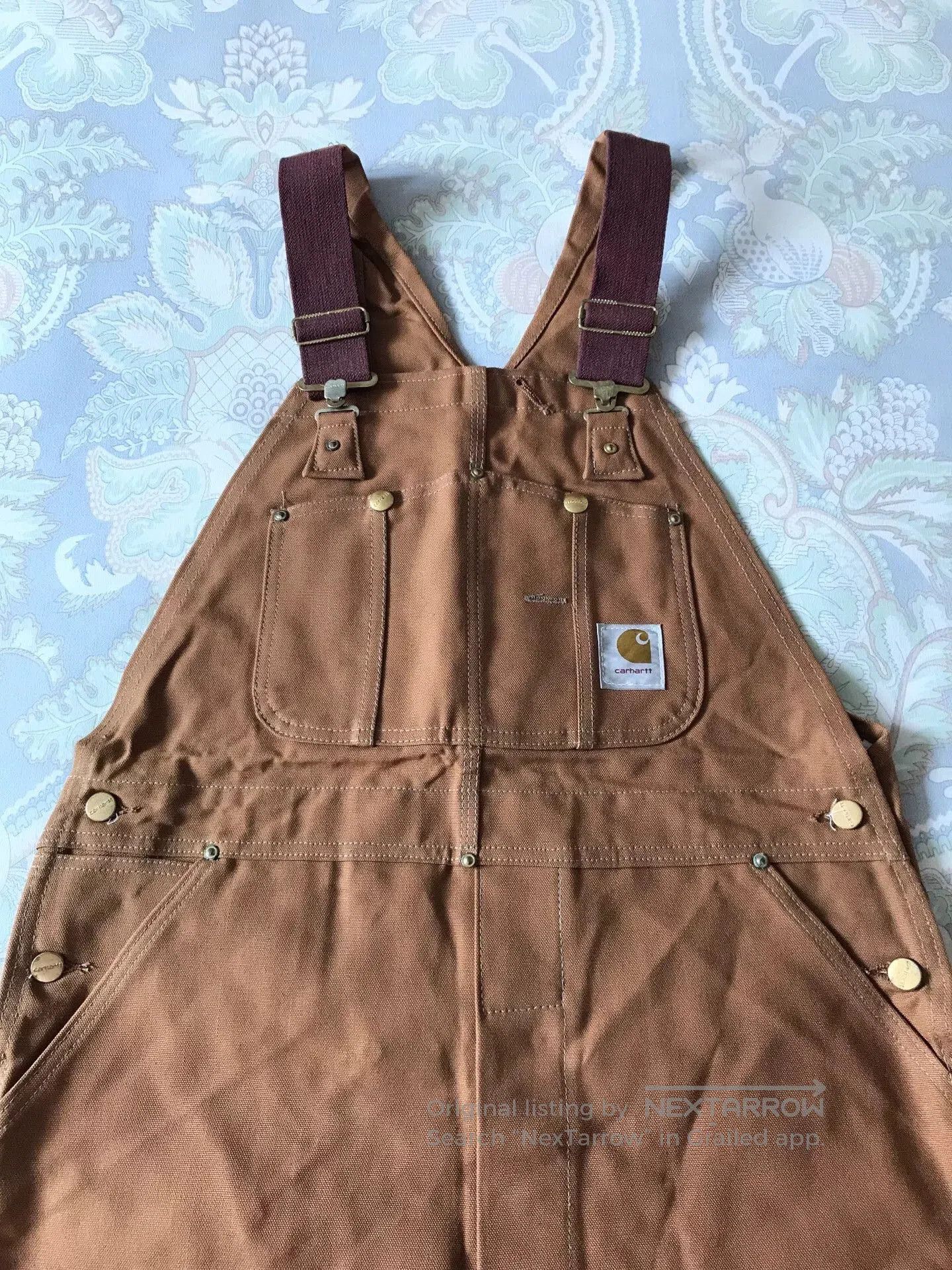 Carhartt 1970s Carhartt Vintage USA Canvas Overalls. Size US 38 / EU 54 - 1 Thumbnail