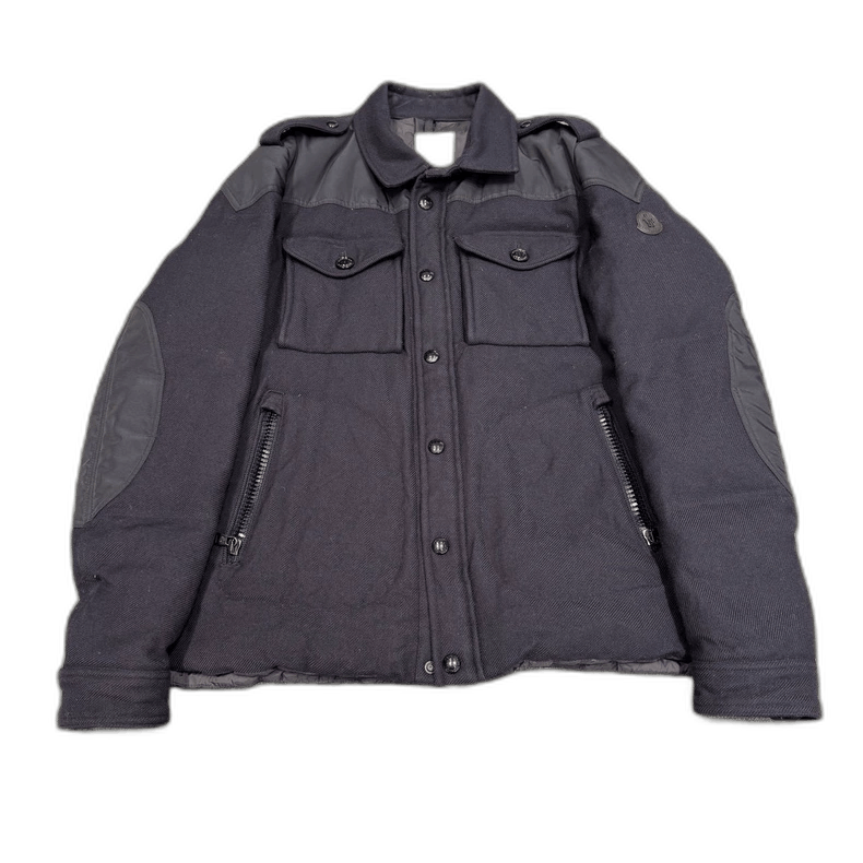 Moncler Moncler Wool Blend Down Jacket Size 5-yf Size US M / EU 48-50 / 2 - 1 Thumbnail