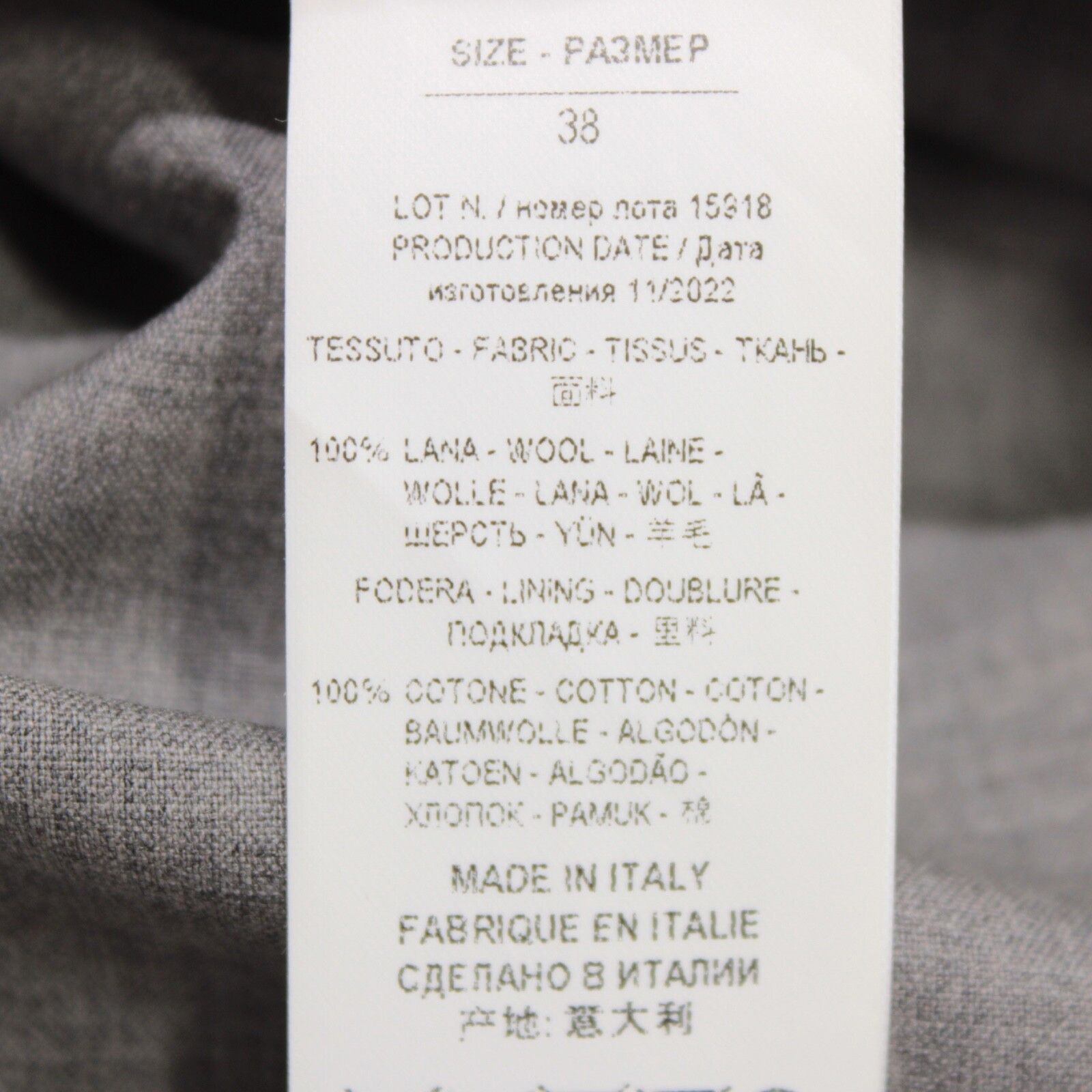 Kiton Kiton New with tags Dress Pants Size 38 US In Gray Size US 38 / EU 54 - 4 Thumbnail