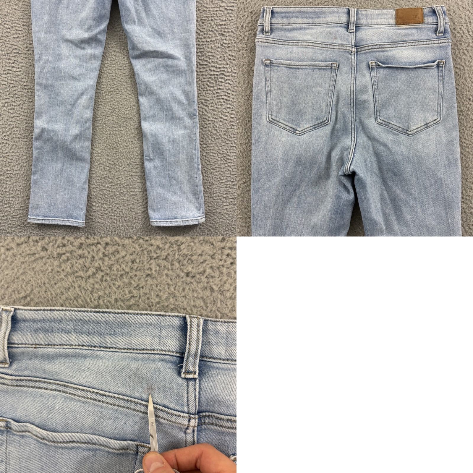 Vintage BKE Buckle Jeans Womens 28x30 High Rise Classic Skinny Denim Zip Stretch Blue 5-Pocket Size 28" / US 6 / IT 42 - 9 Thumbnail