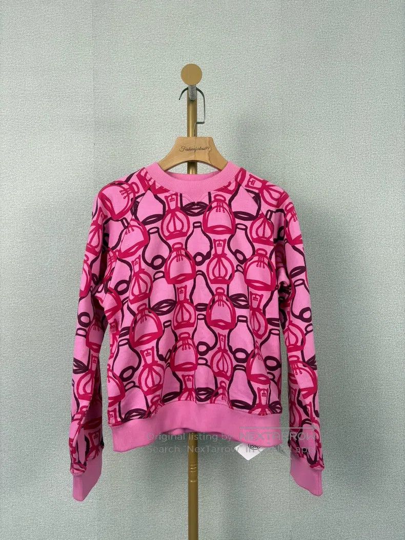 Hermes Hermes Geometric pattern all-over printed crew neck sweats Size XS / US 0-2 / IT 36-38 - 1 Thumbnail