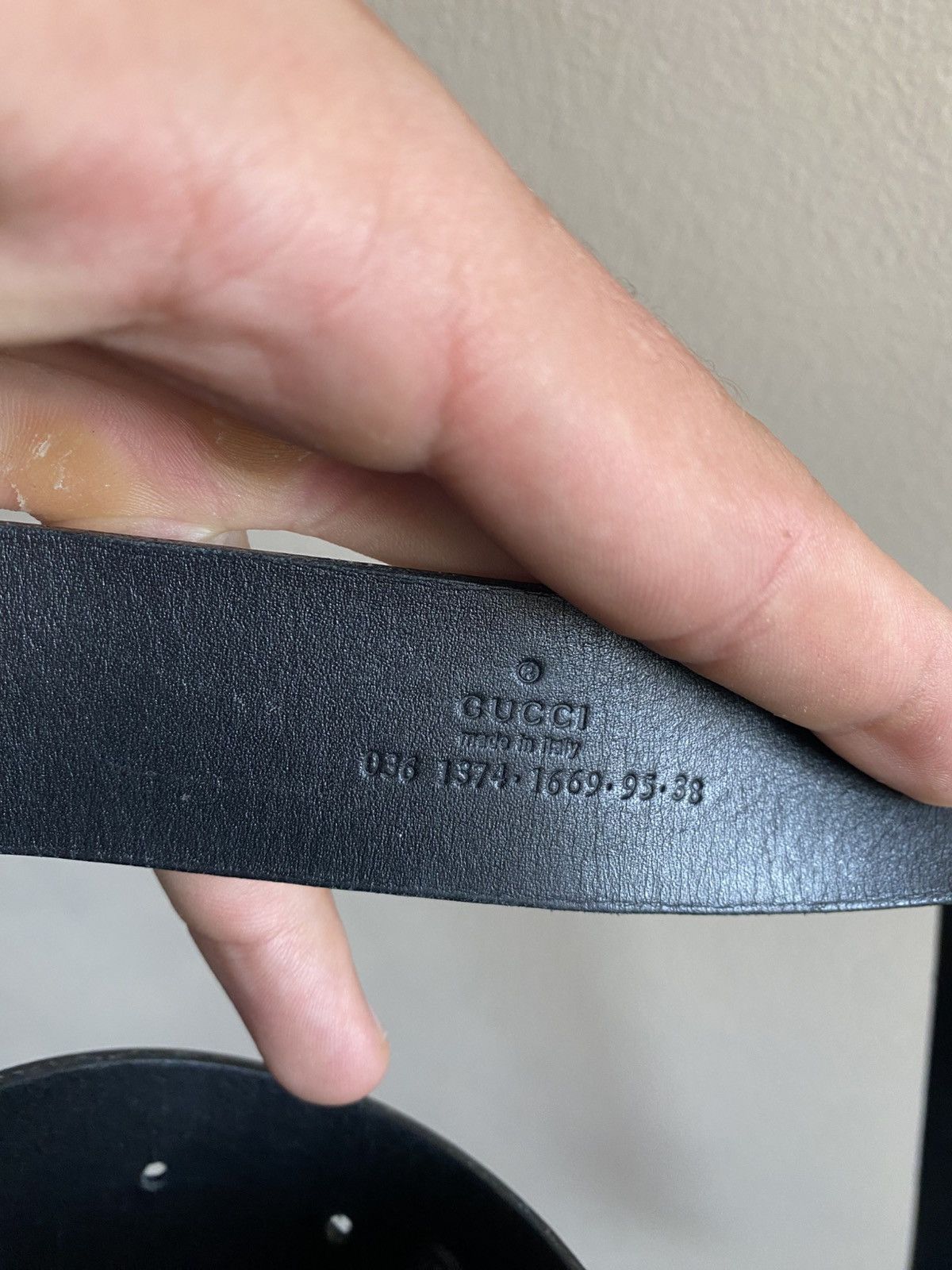 Gucci Vintage Gucci Leather Belt Size ONE SIZE - 8 Thumbnail