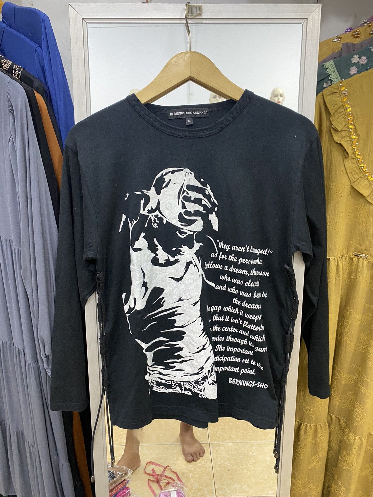 Hysteric Glamour Berning Sho Lace Up Poem Y2K Longsleeve Size US M / EU 48-50 / 2 - 1 Thumbnail