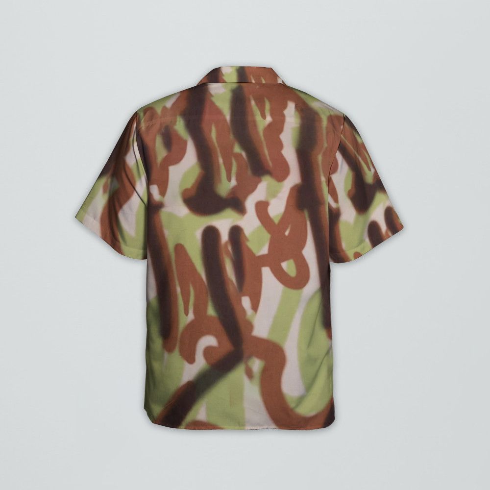 Designer Abstract-Print Shirt Size US M / EU 48-50 / 2 - 2 Thumbnail