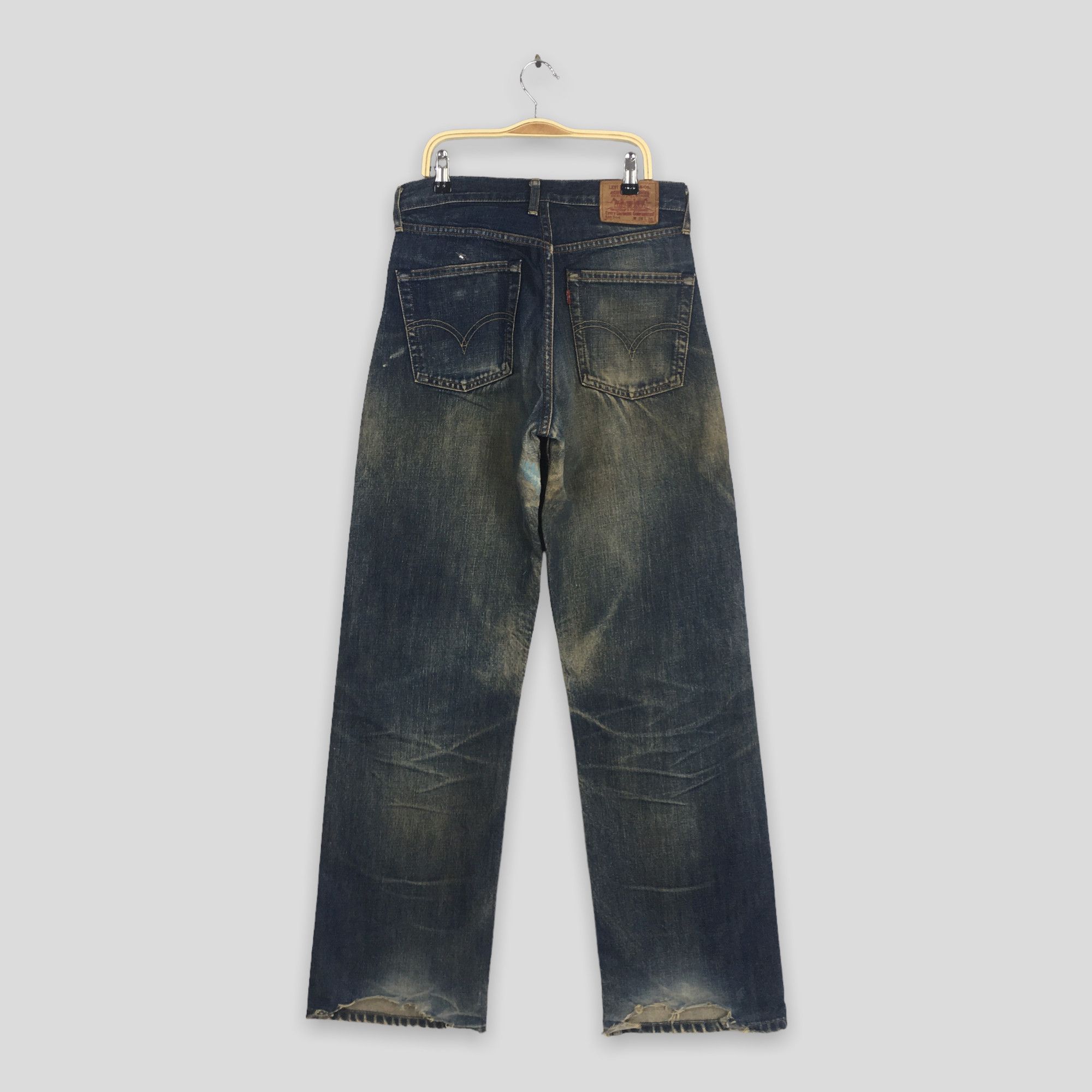Levi's Size 28x32.5 Vintage Levis 504 Big E LVC Selvedge Jean S2042 Size US 28 / EU 44 - 9 Thumbnail